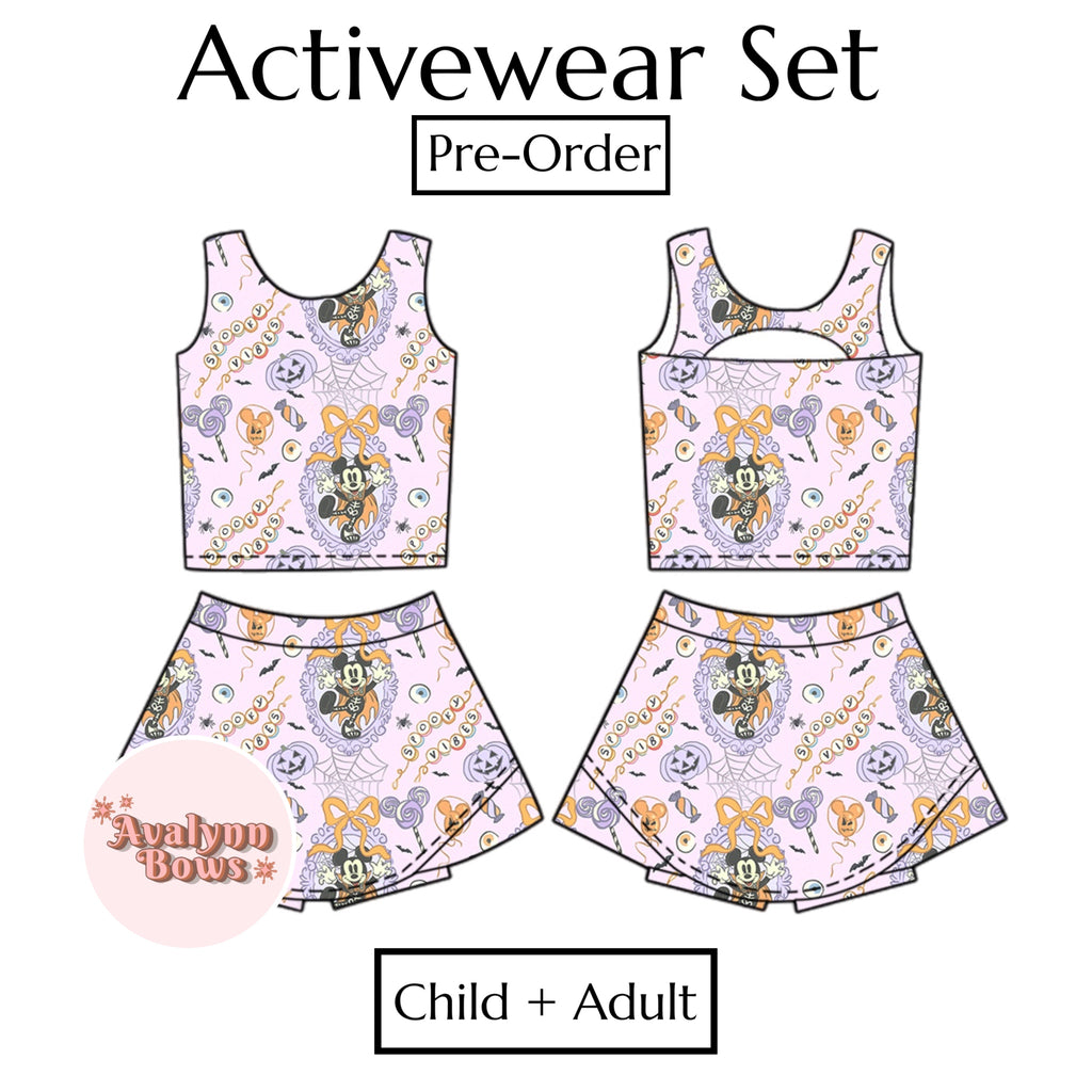 Halloween | Activewear Set Preorder Ships Late July
