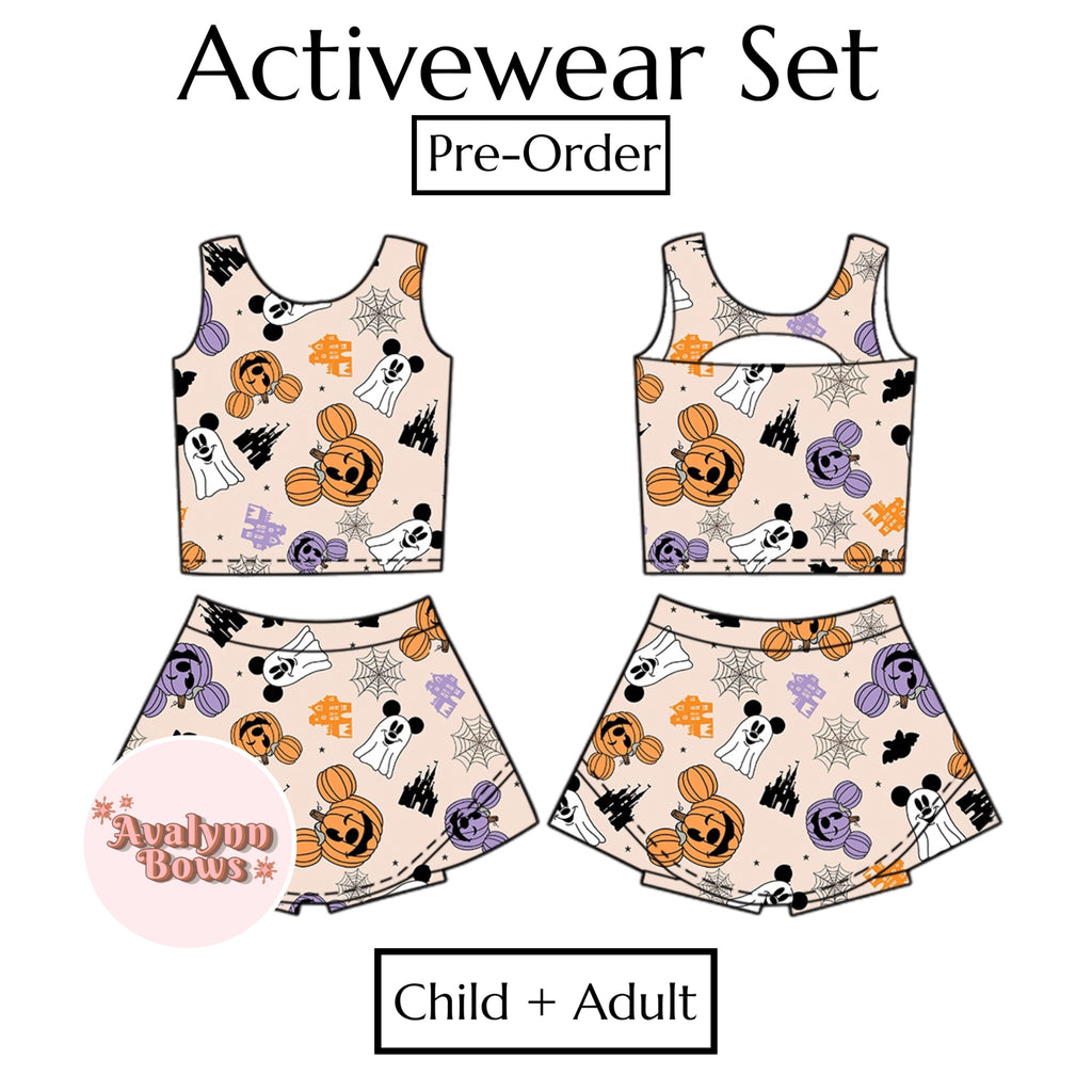 Halloween | Activewear Set Preorder Ships Late July