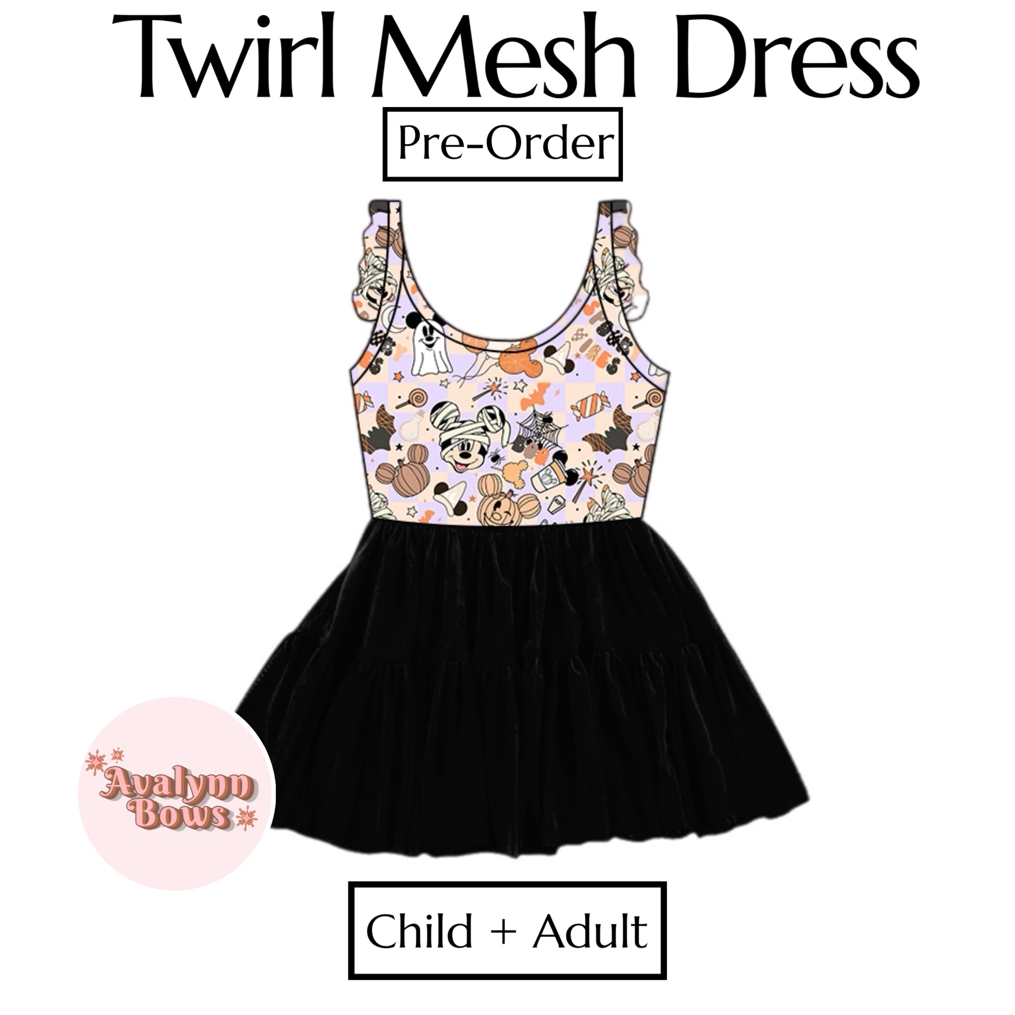 Halloween | Twirl Mesh Dress Ships Late July