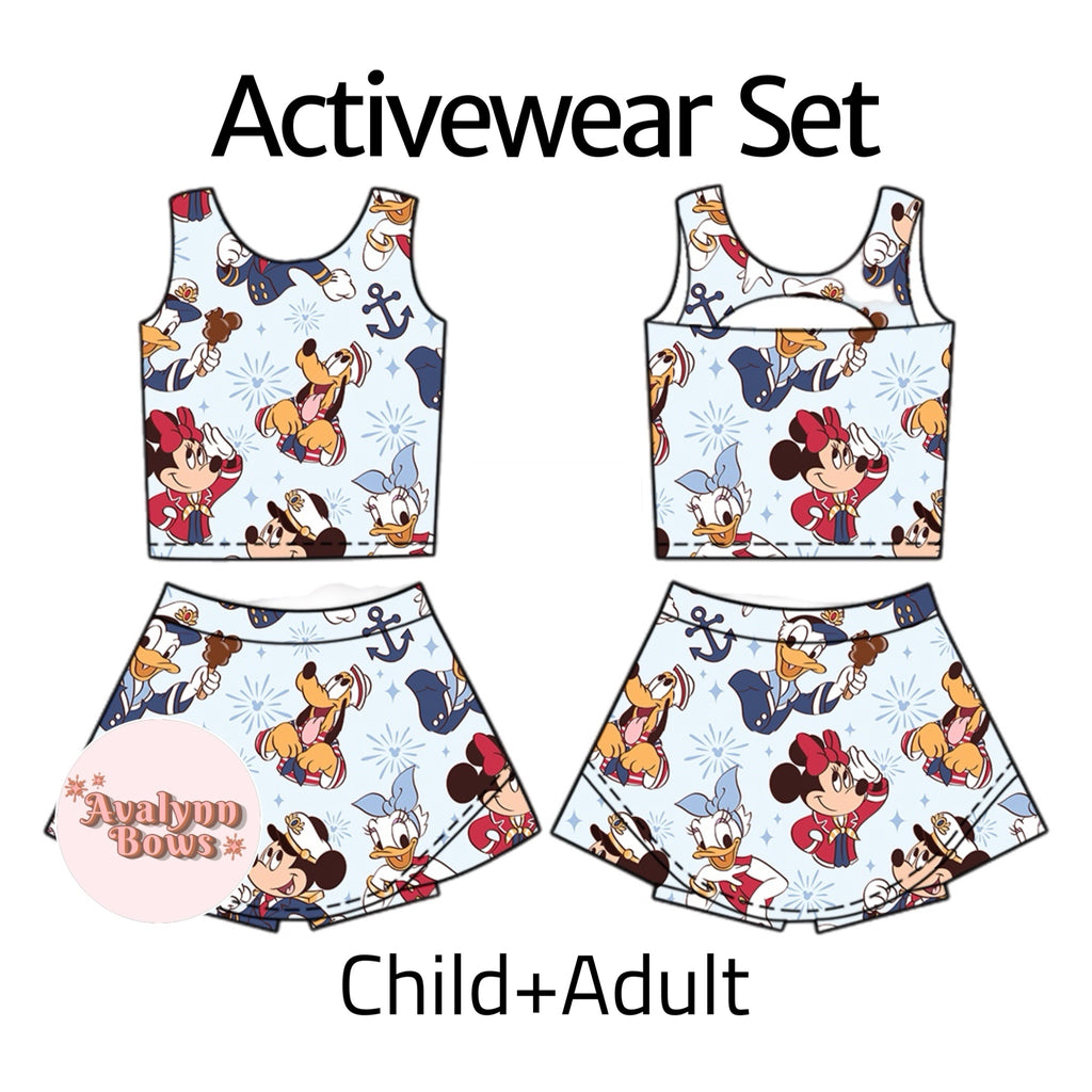 Cruise Mouse | Activewear Set Preorder Ships Late July