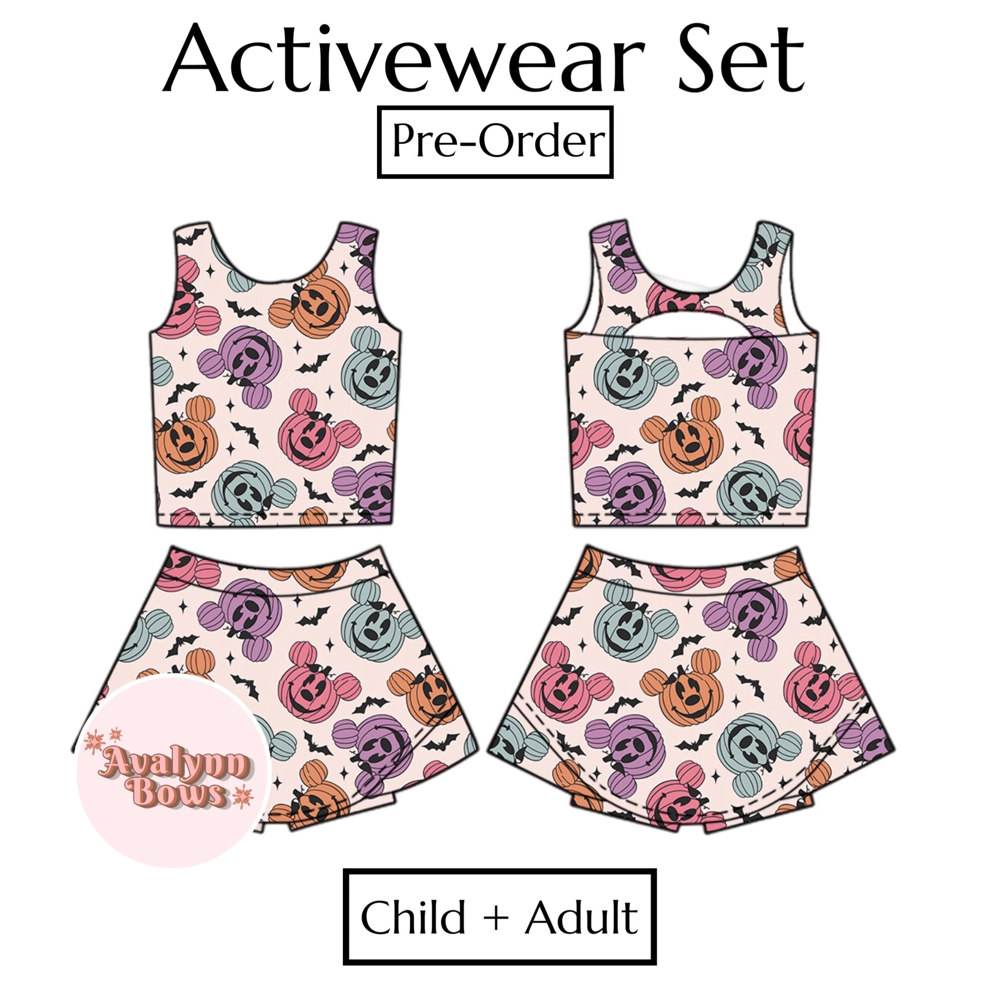 Halloween | Activewear Set Preorder Ships Late July