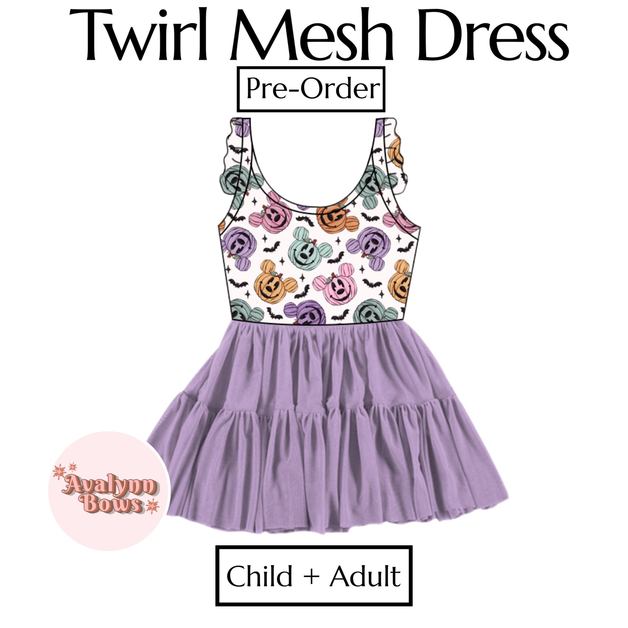 Halloween | Twirl Mesh Dress Ships Late July