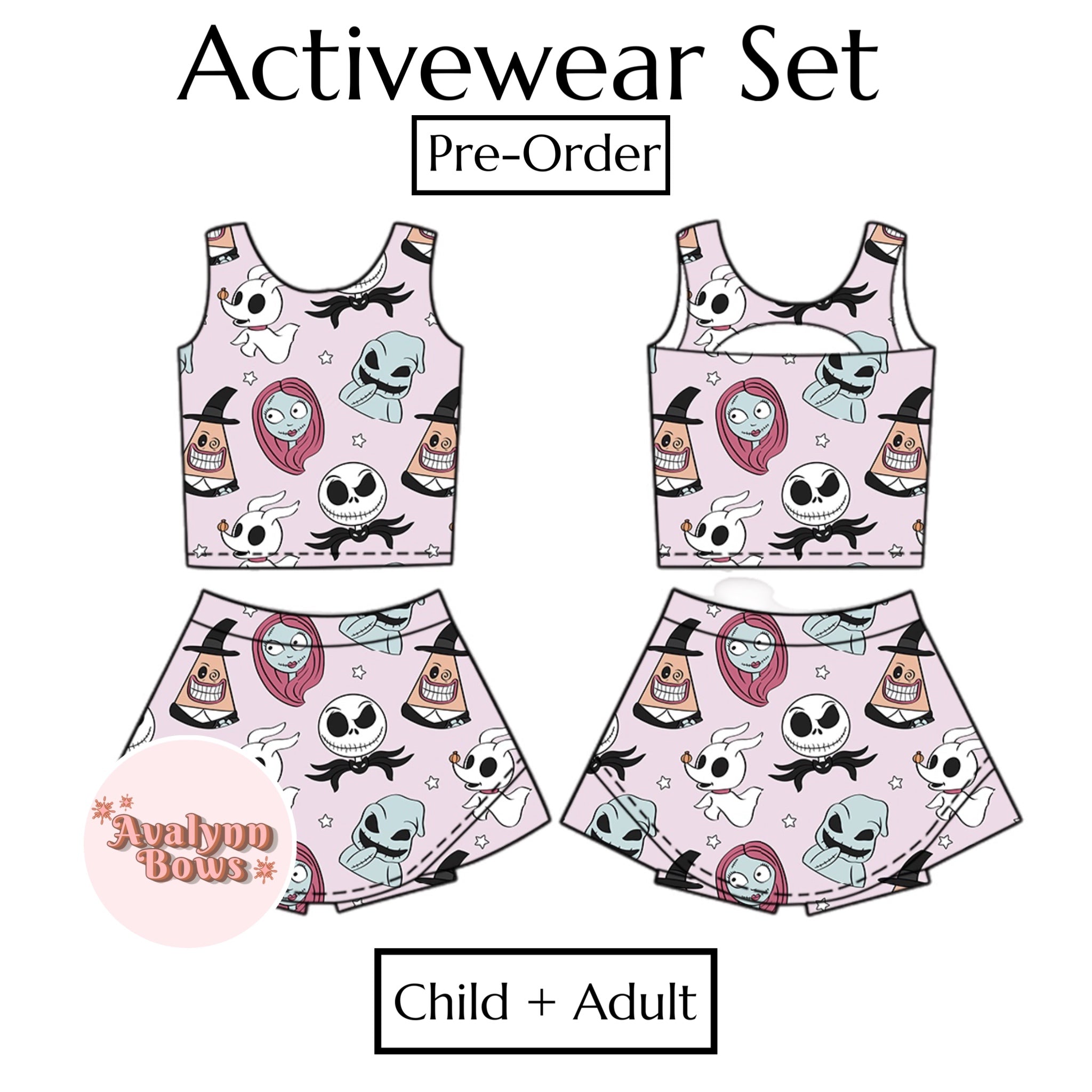 Halloween | Activewear Set Preorder Ships Late July