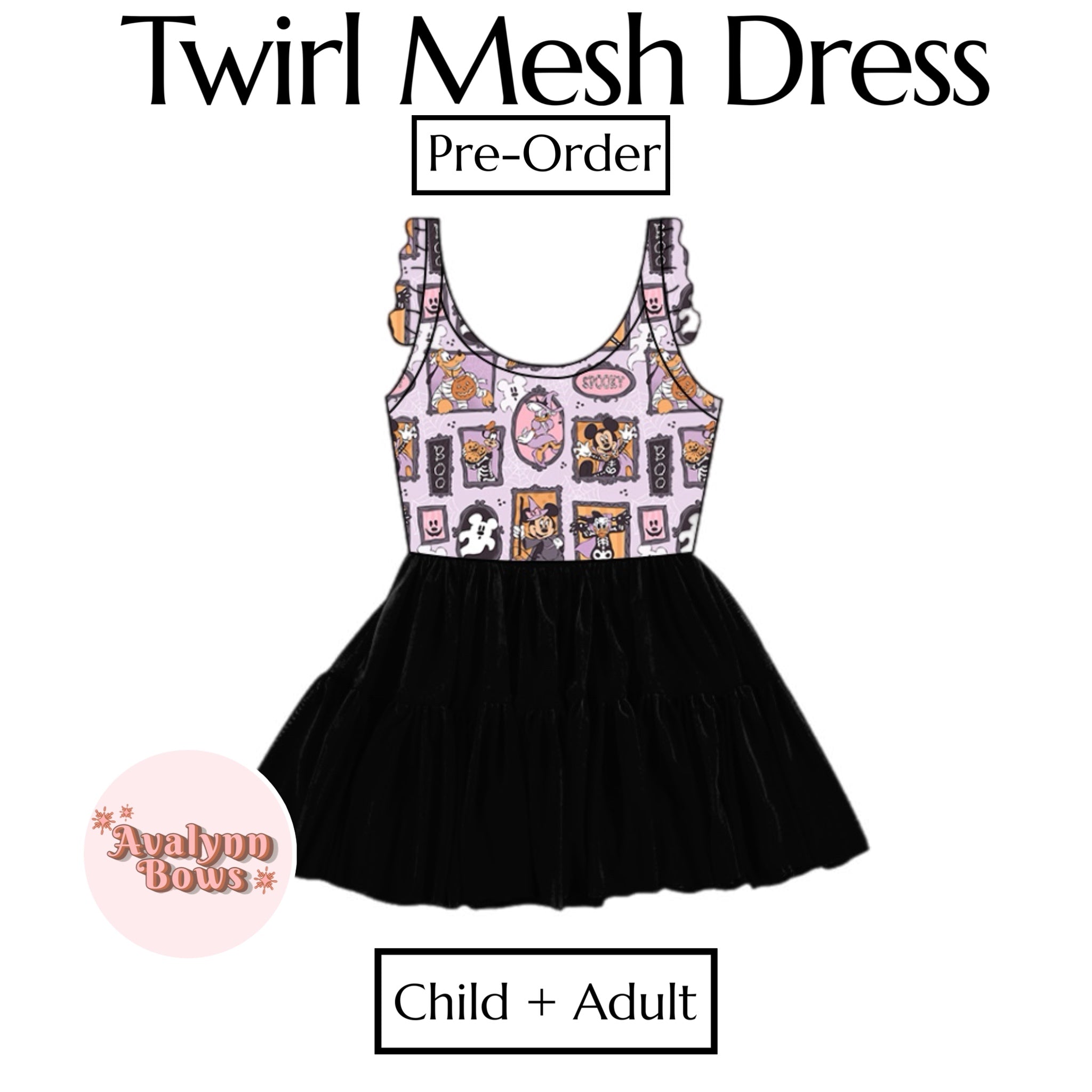 Halloween | Twirl Mesh Dress Ships Late July