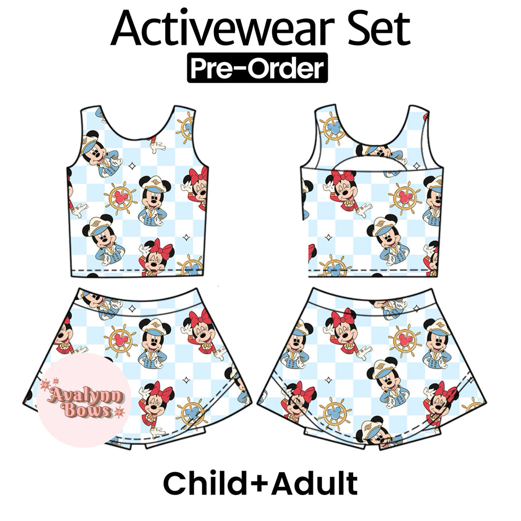 Cruise Mouse | Activewear Set Preorder Ships Late July