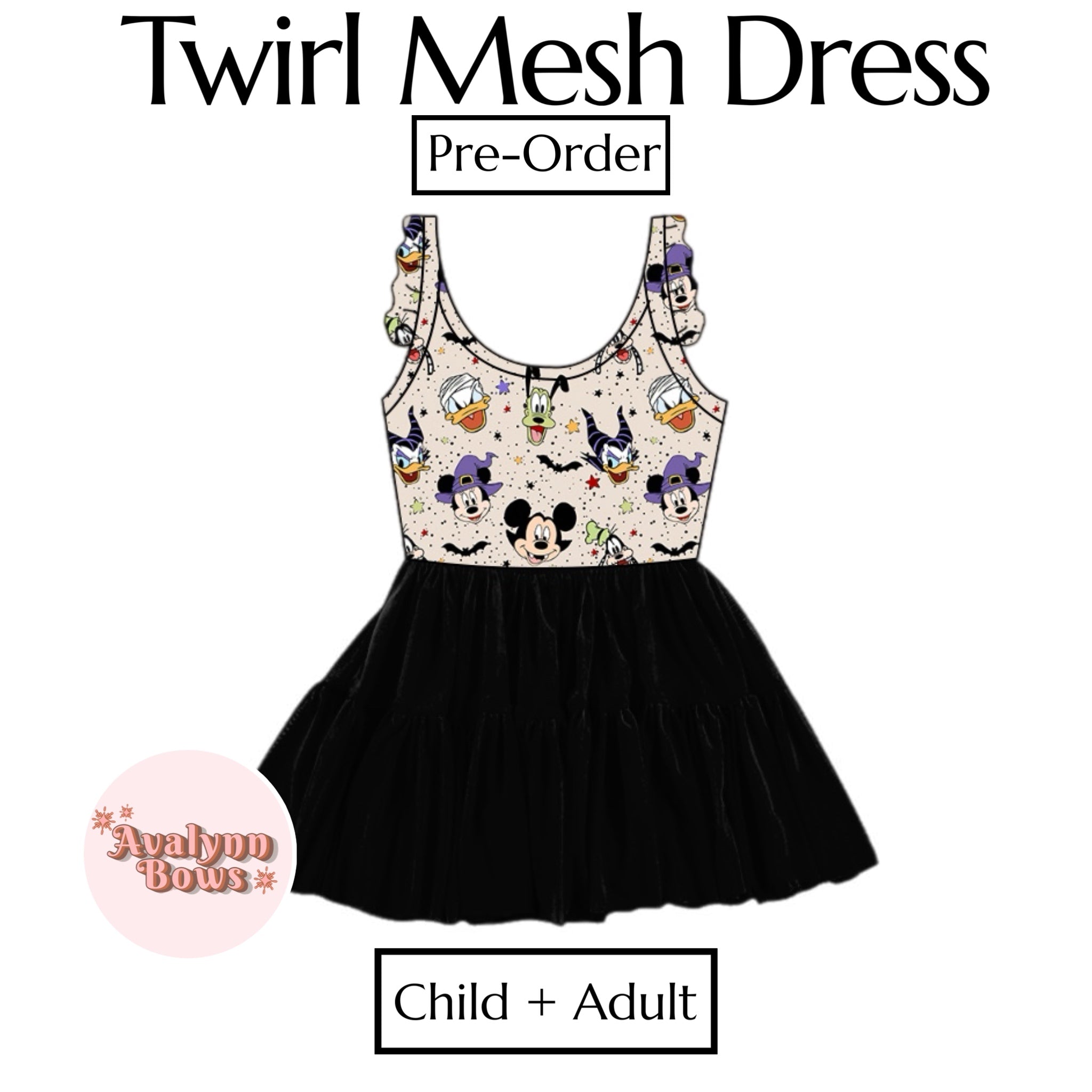 Halloween | Twirl Mesh Dress Ships Late July