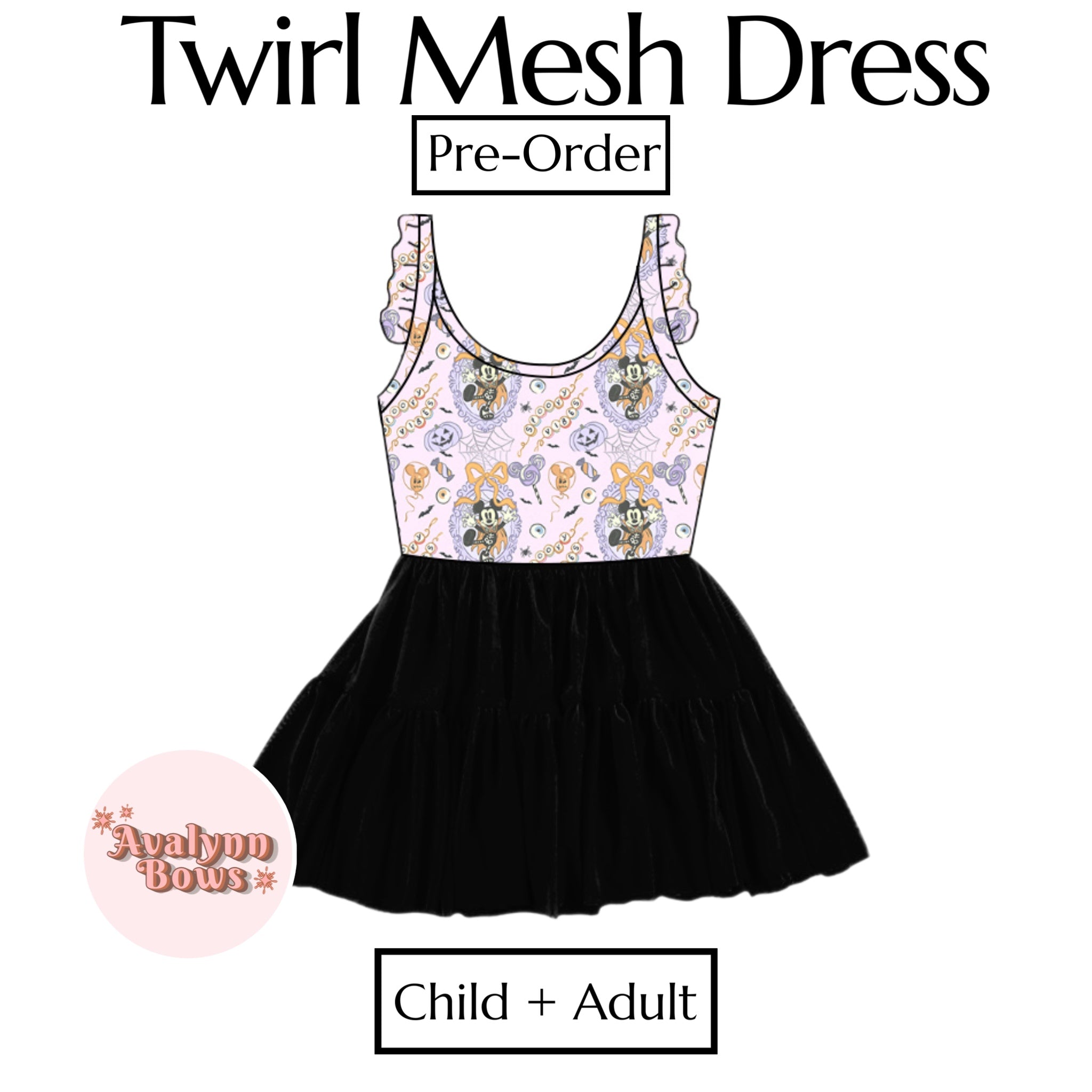 Halloween | Twirl Mesh Dress Ships Late July