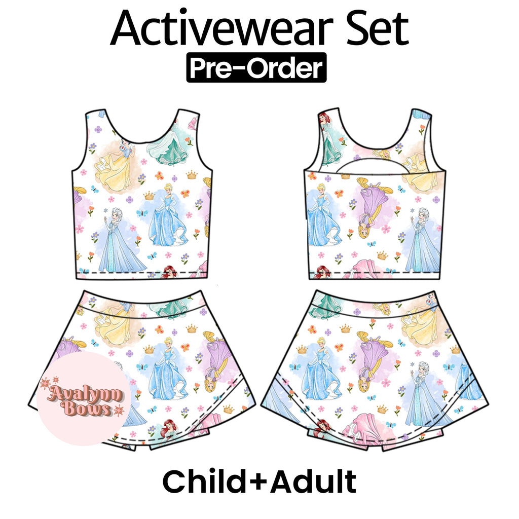 Princesses | Activewear Set Preorder Ships Late July