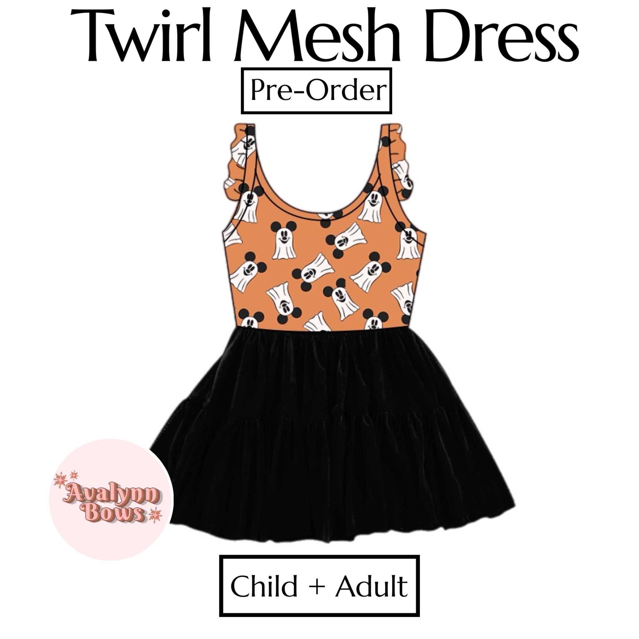 Halloween | Twirl Mesh Dress Ships Late July