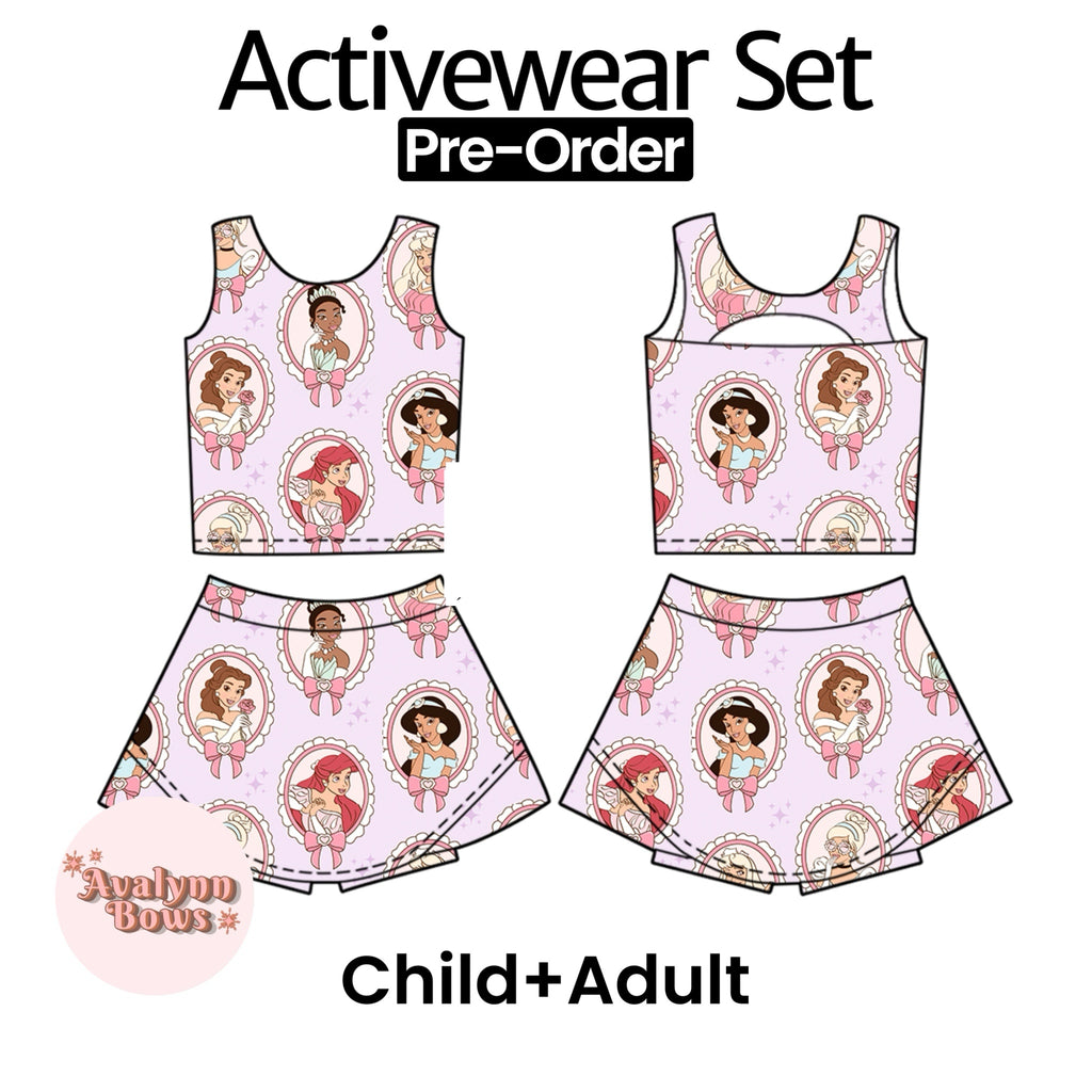 Princesses | Activewear Set Preorder Ships Late July