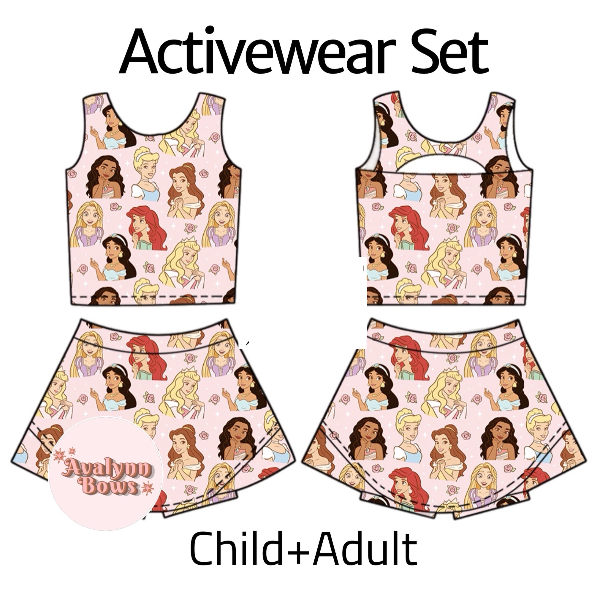 Princess | Activewear Set Preorder Ships Late July