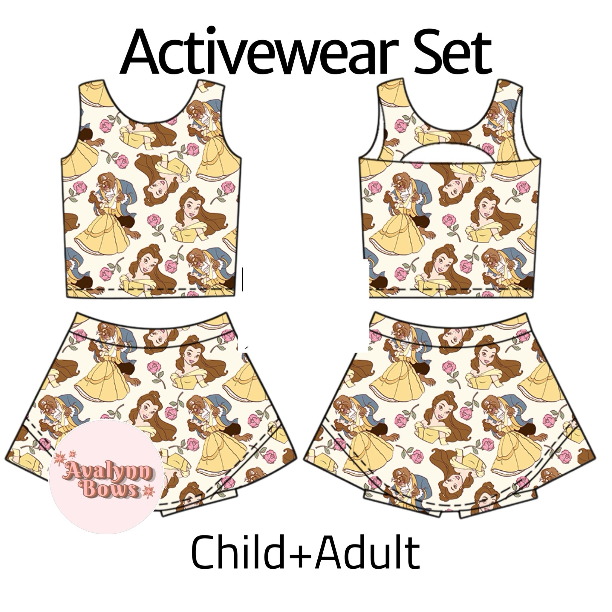 Princess | Activewear Set Preorder Ships Late July