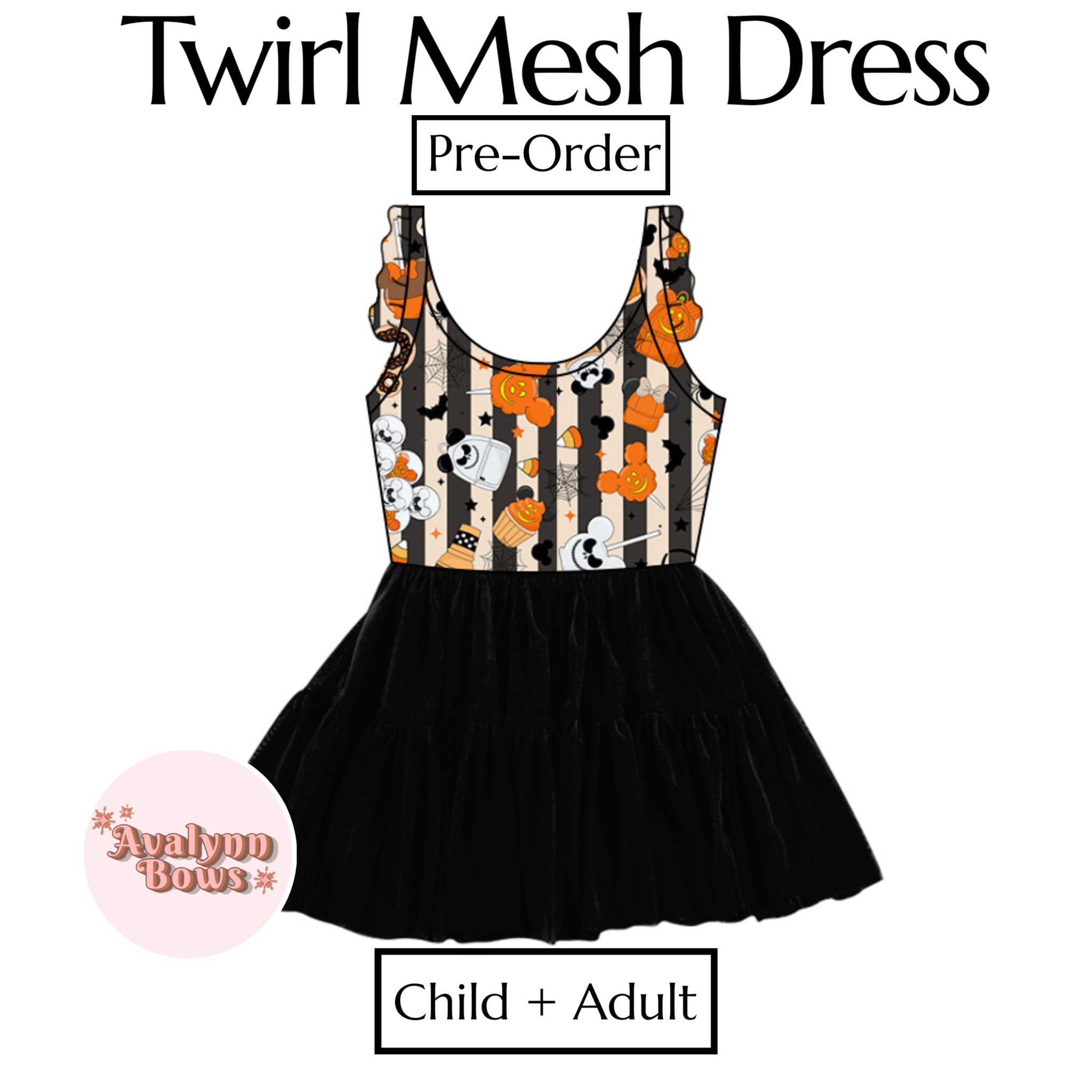 Halloween | Twirl Mesh Dress Ships Late July