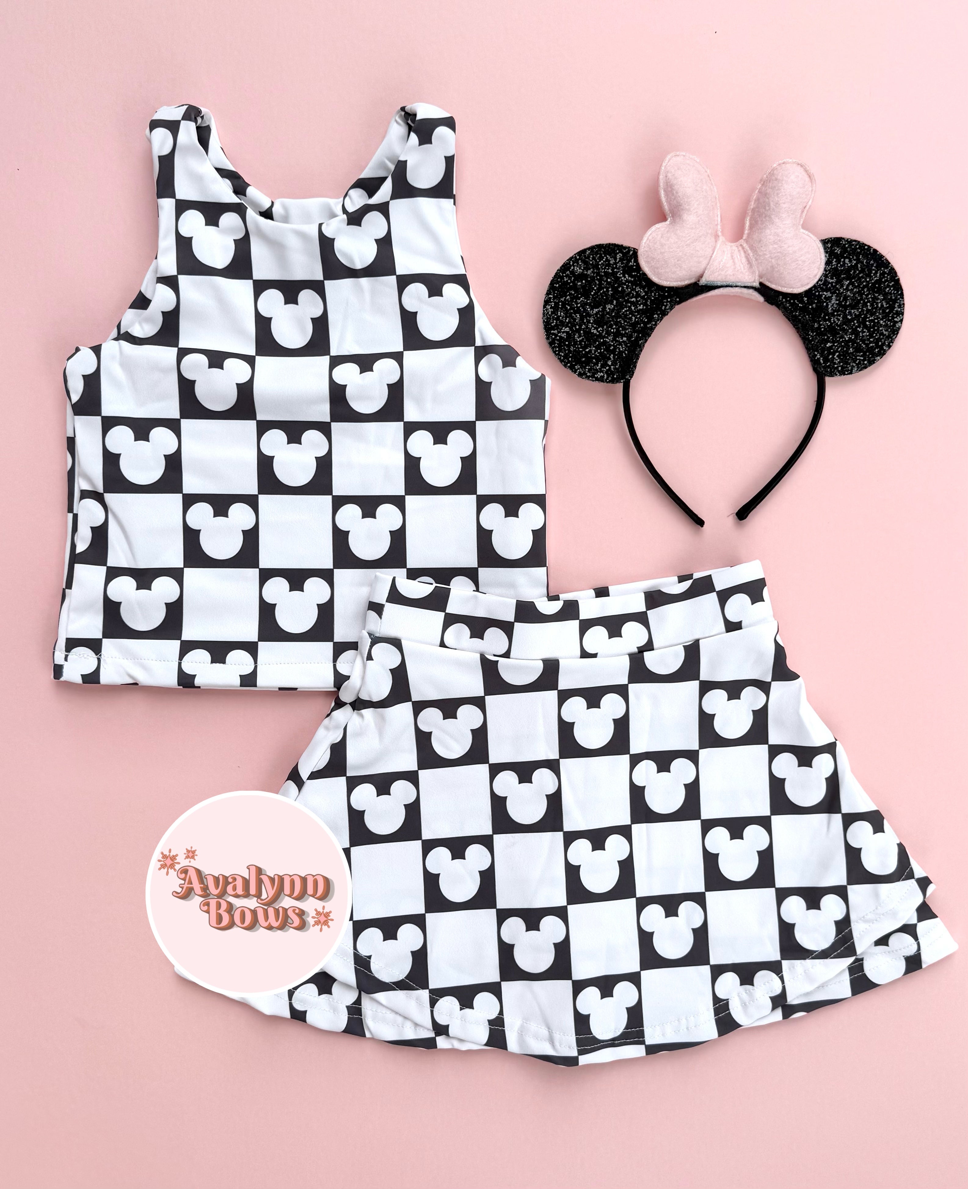 Checkered | Activewear Set