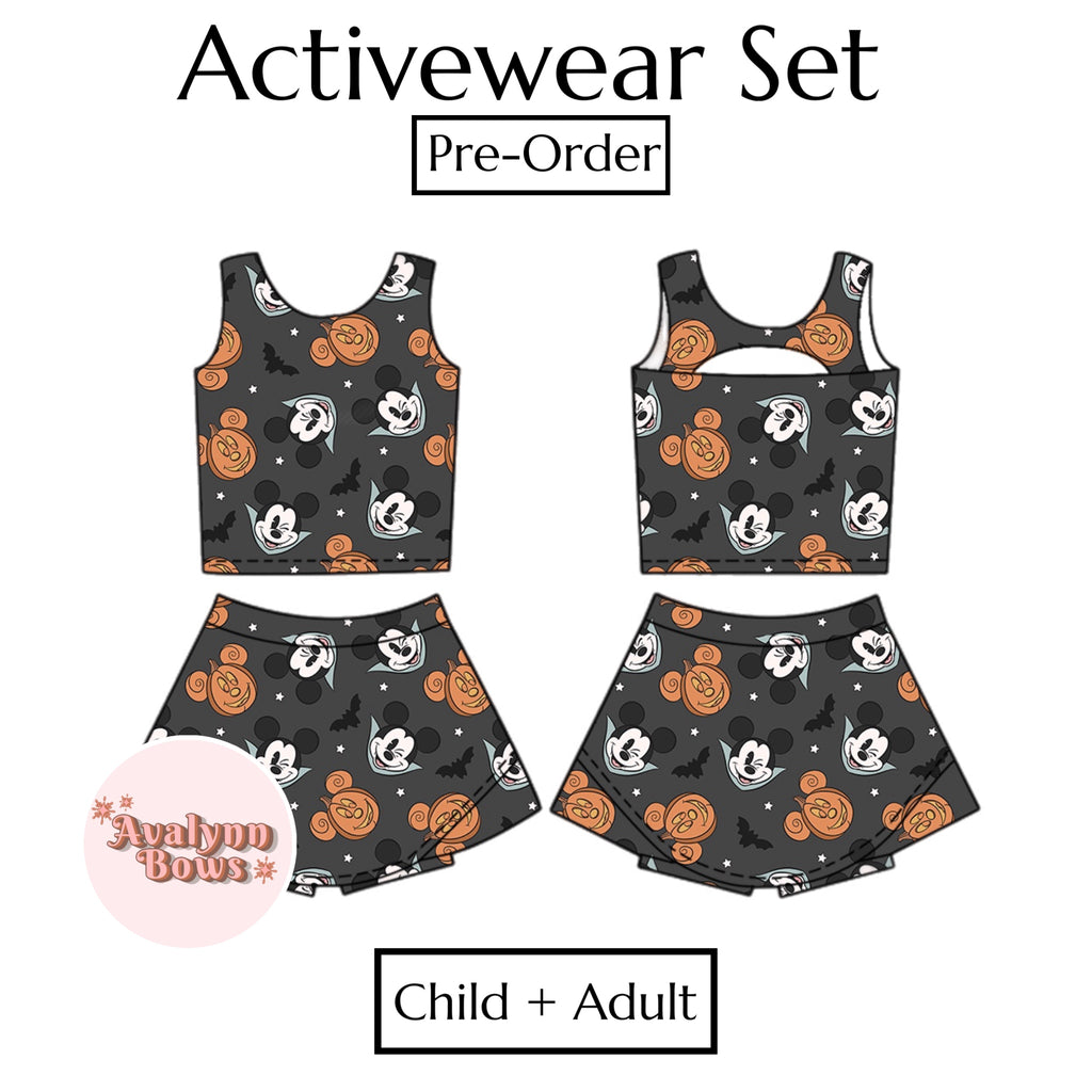 Halloween | Activewear Set Preorder Ships Late July