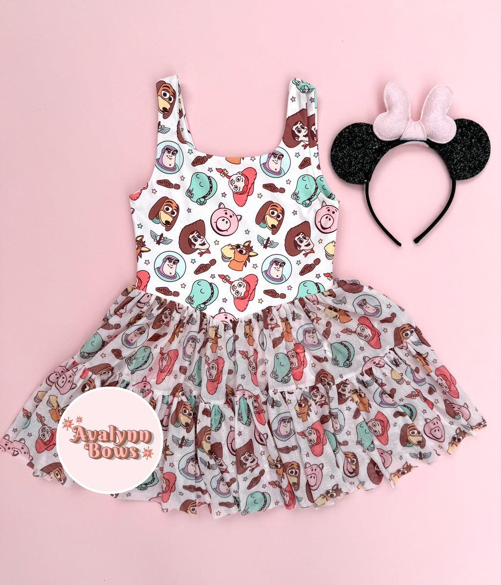 Toy Friends | Twirl Mesh Dress