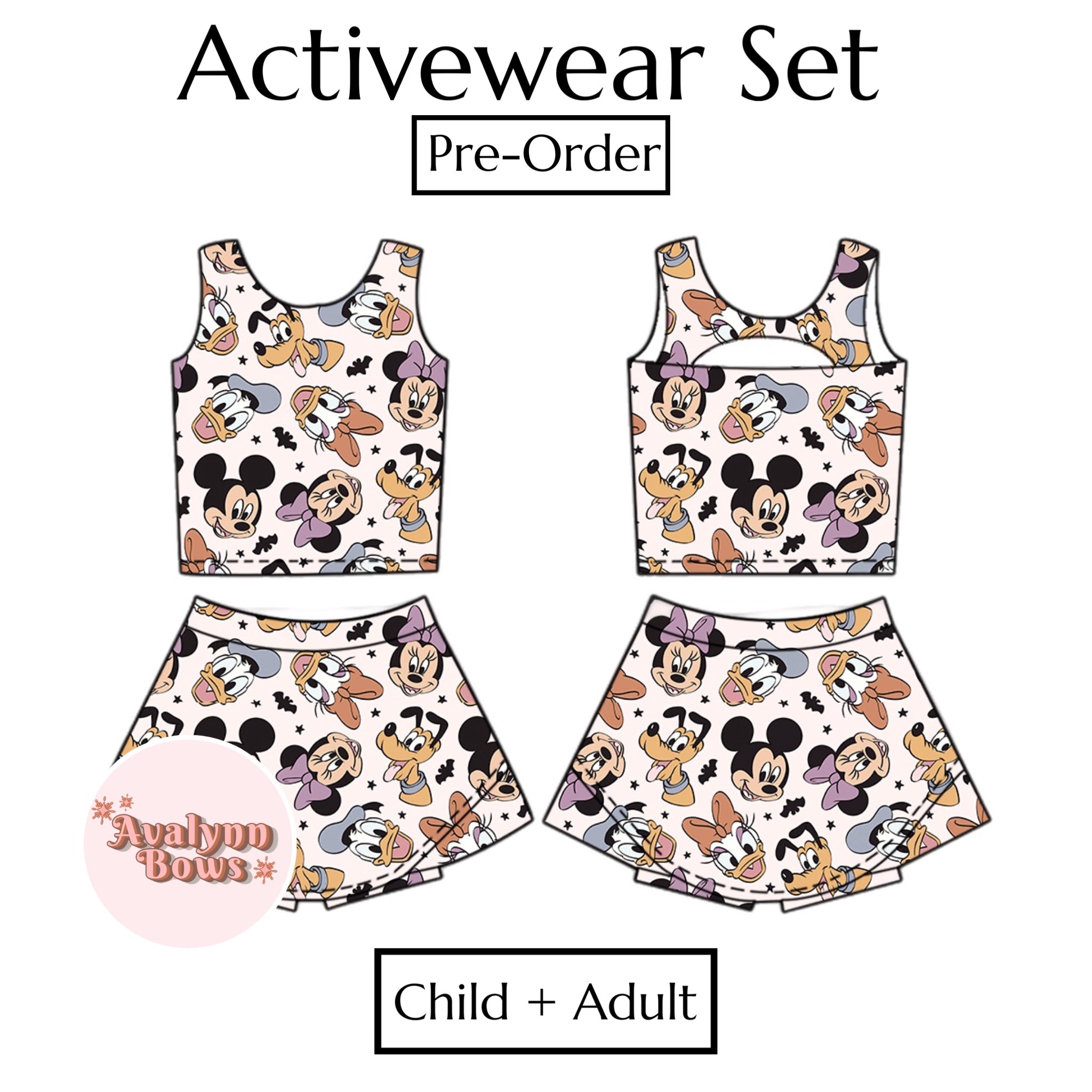 Halloween | Activewear Set Preorder Ships Late July