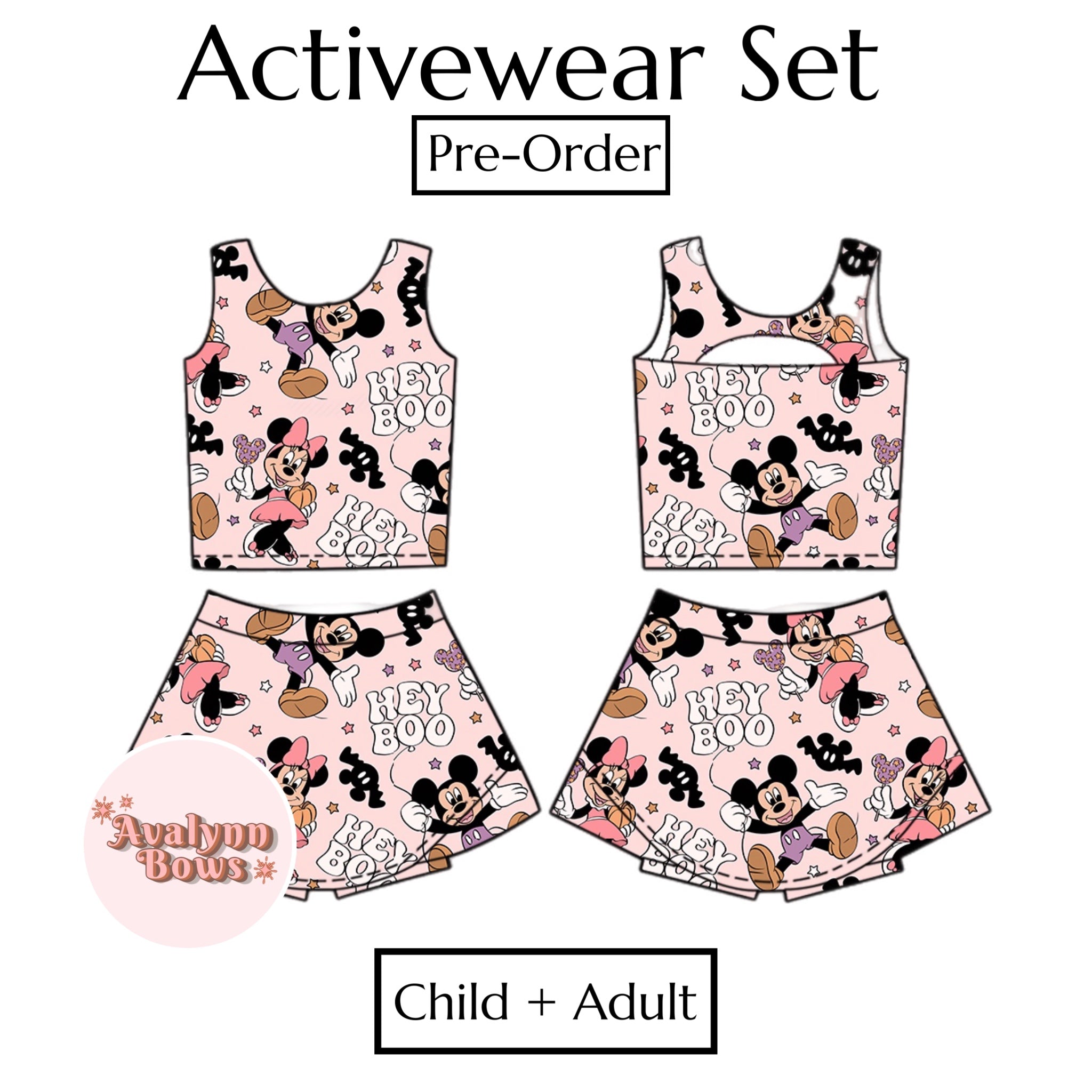 Halloween | Activewear Set Preorder Ships Late July