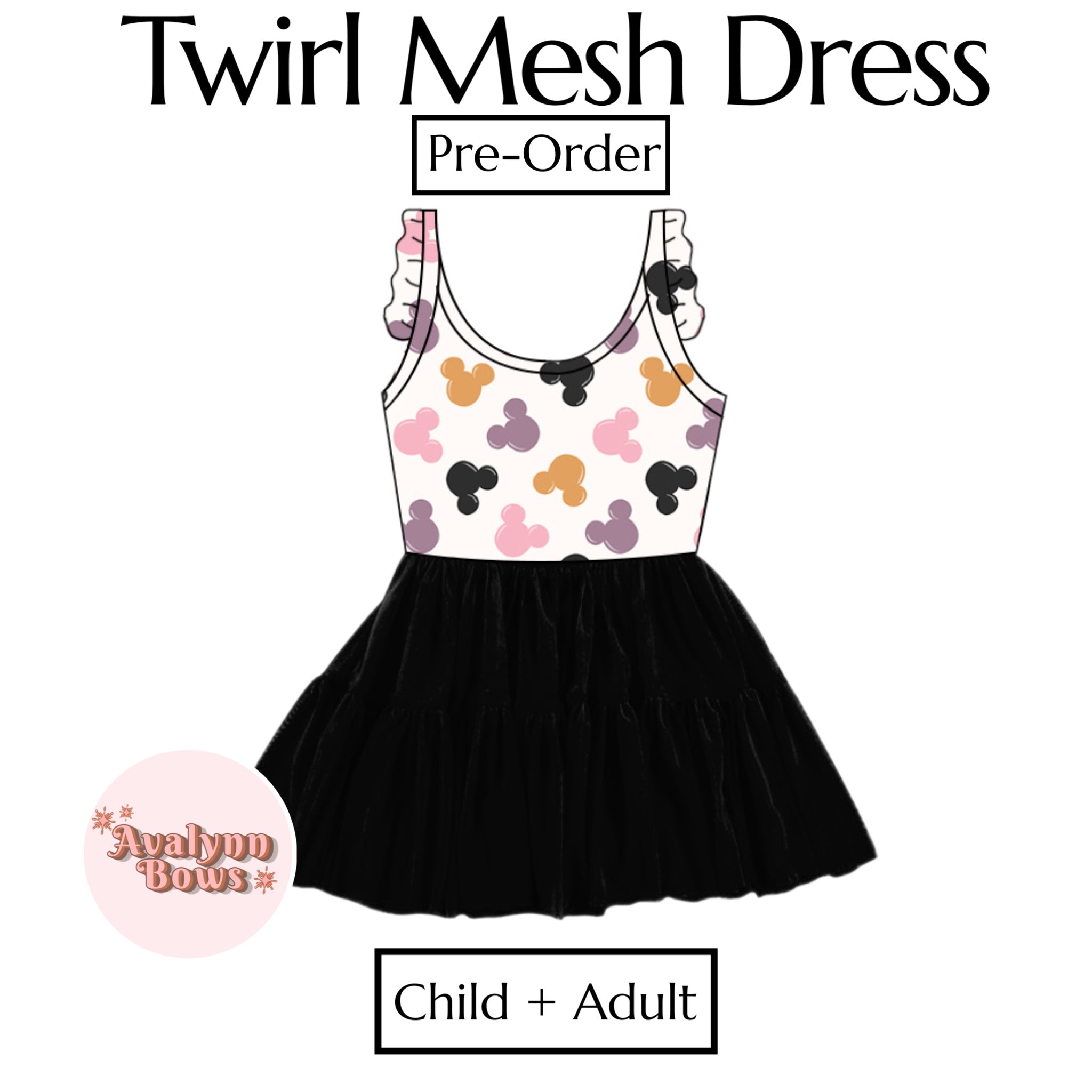 Halloween | Twirl Mesh Dress Ships Late July