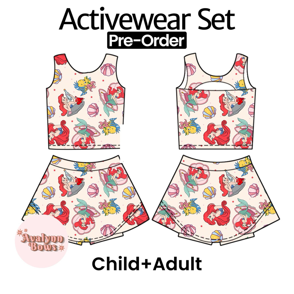 Mermaid | Activewear Set Preorder Ships Late July