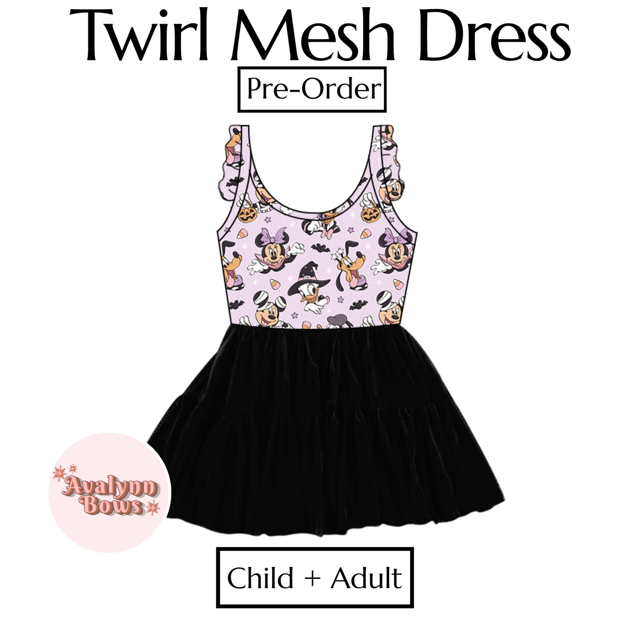 Halloween | Twirl Mesh Dress Ships Late July