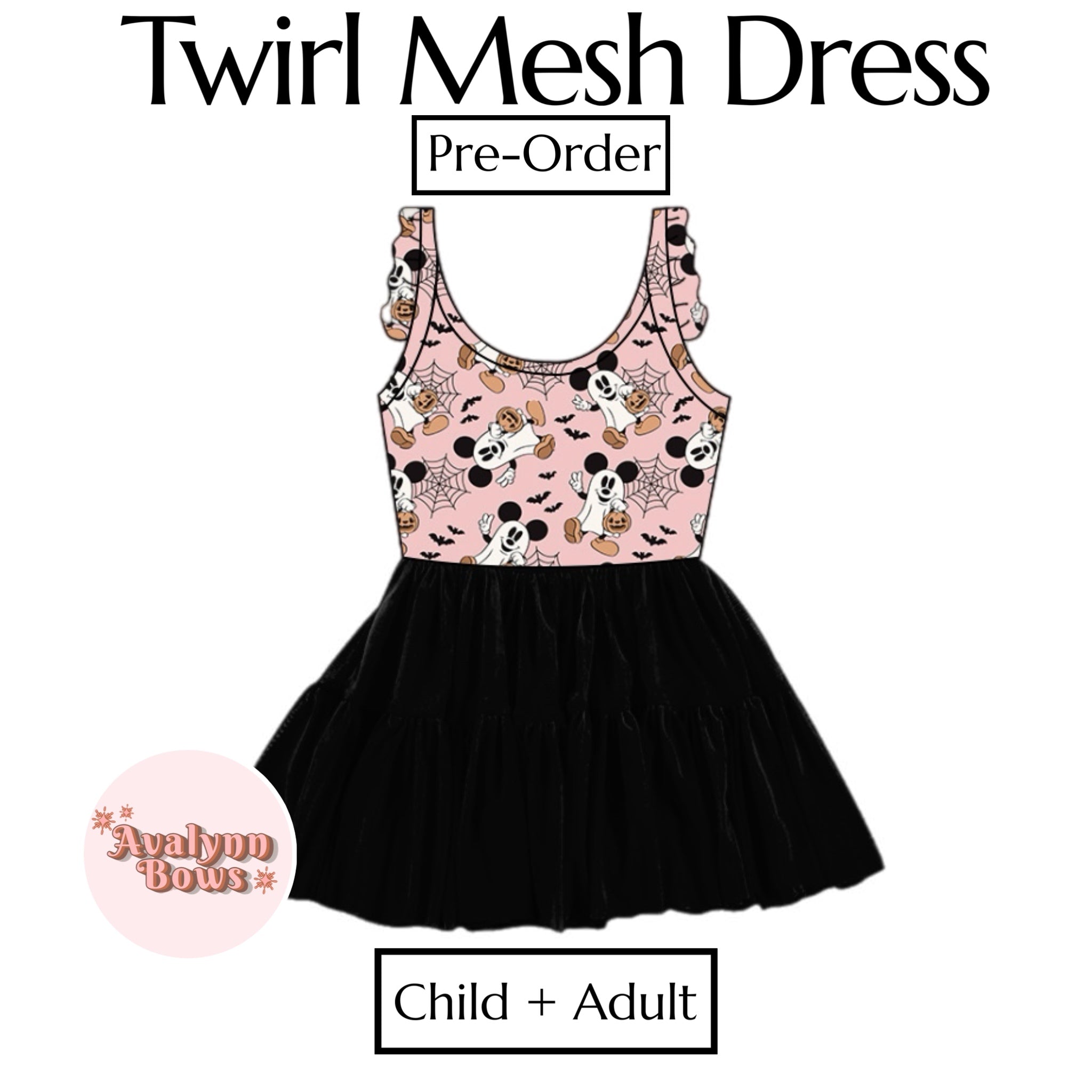 Halloween | Twirl Mesh Dress Ships Late July