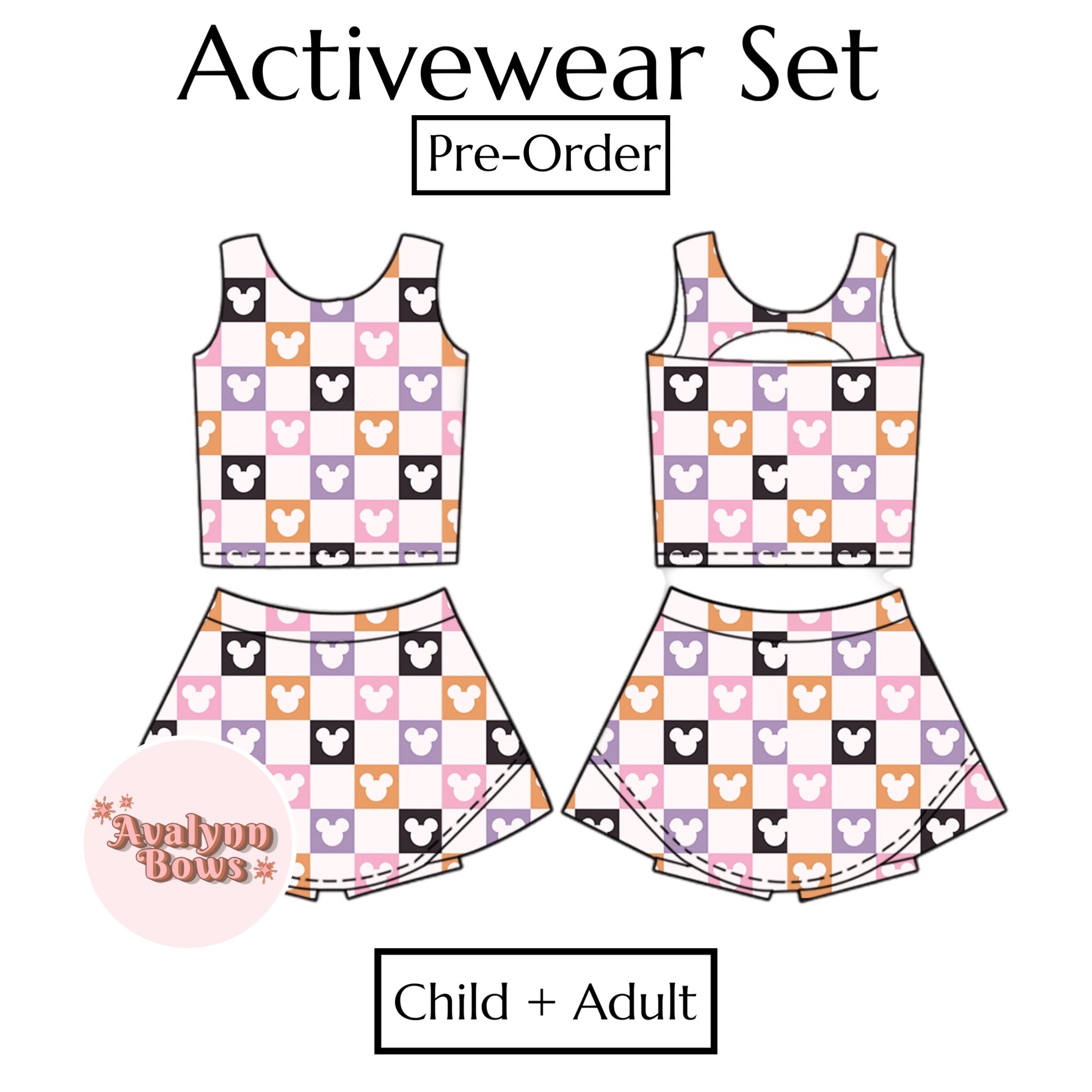 Halloween | Activewear Set Preorder Ships Late July