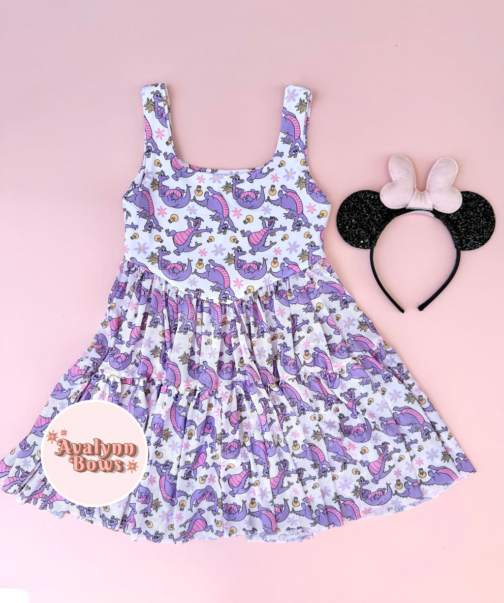 Purple Friend | Twirl Mesh Dress