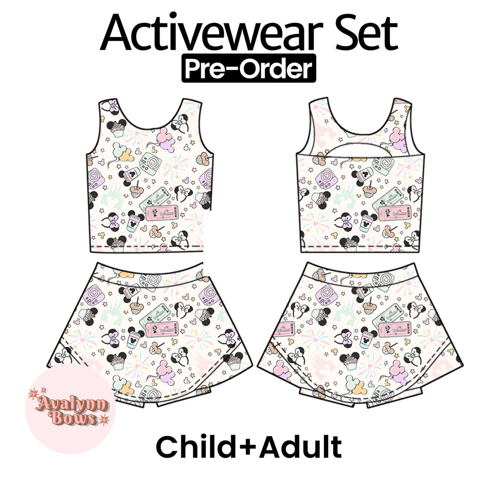 Park Mouse | Activewear Set Preorder Ships Late July