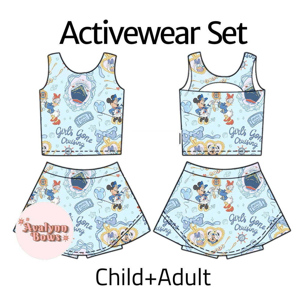 Mouse Cruise | Activewear Set Preorder Ships Late July