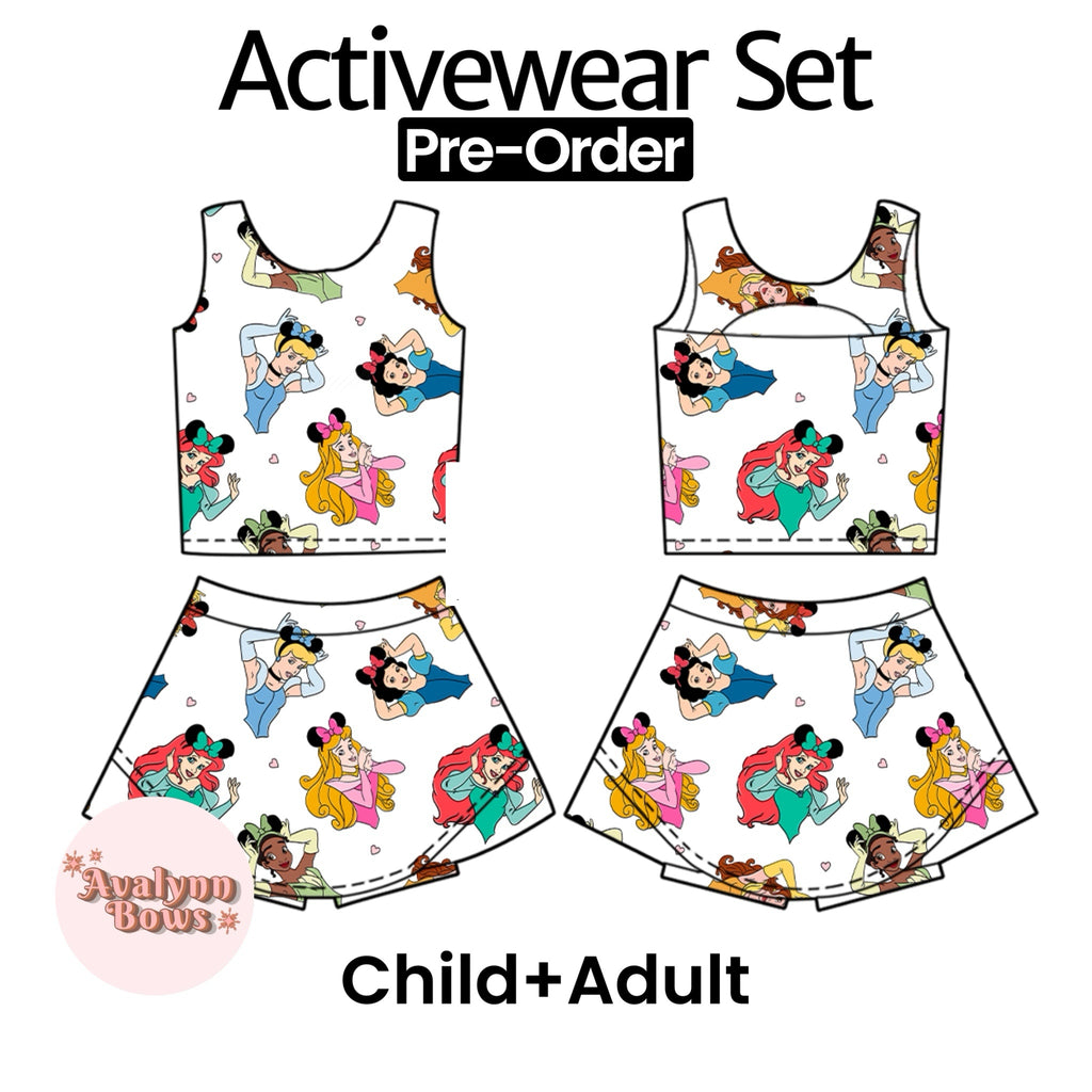 Princesses | Activewear Set Preorder Ships Late July