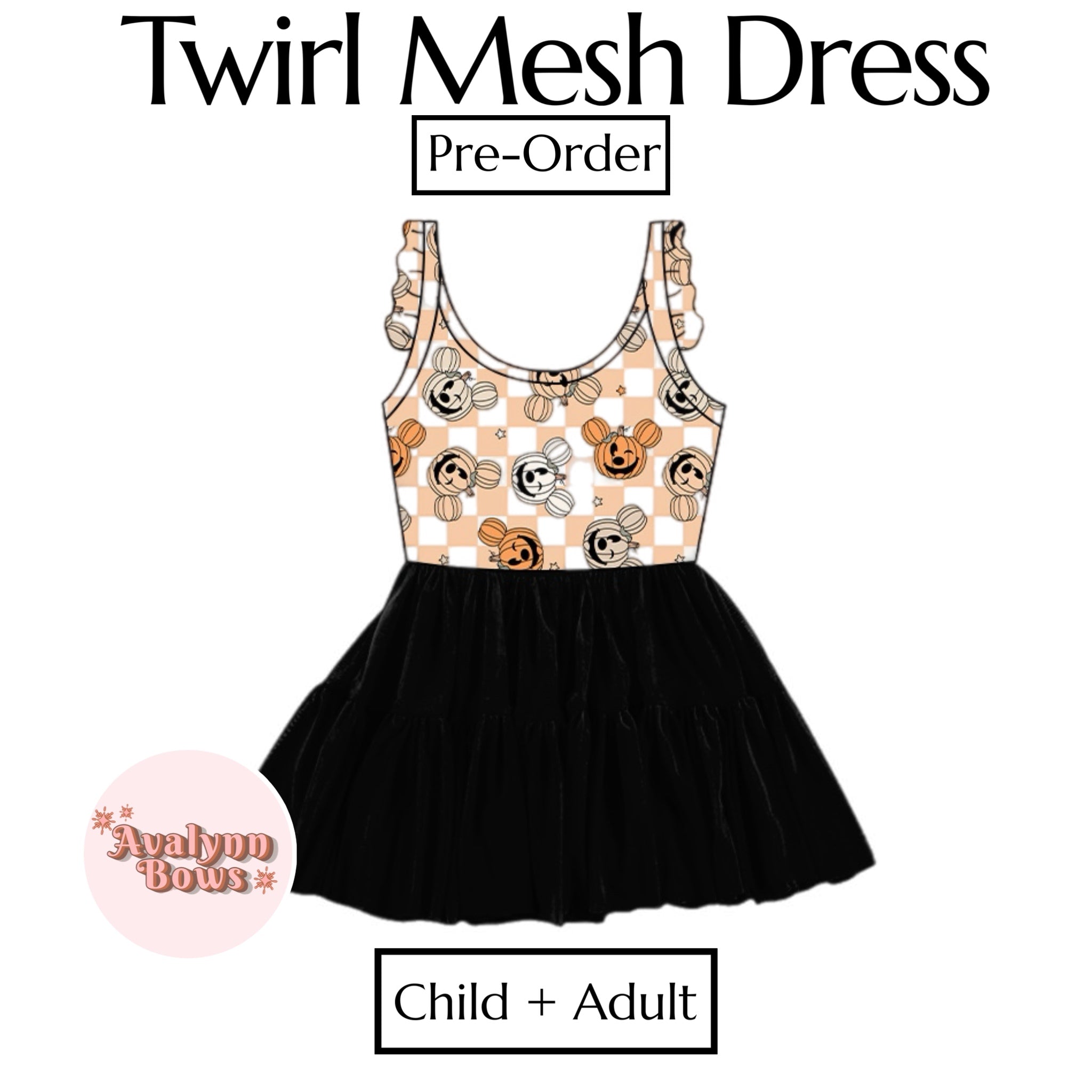 Halloween | Twirl Mesh Dress Ships Late July