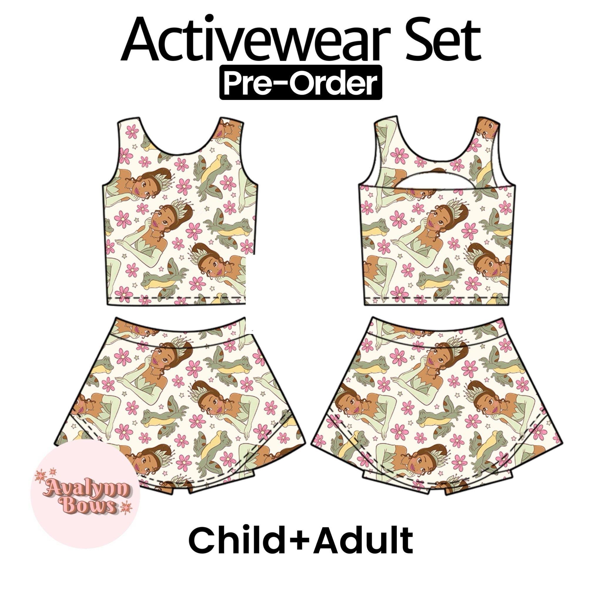 Princess | Activewear Set Preorder Ships Late July