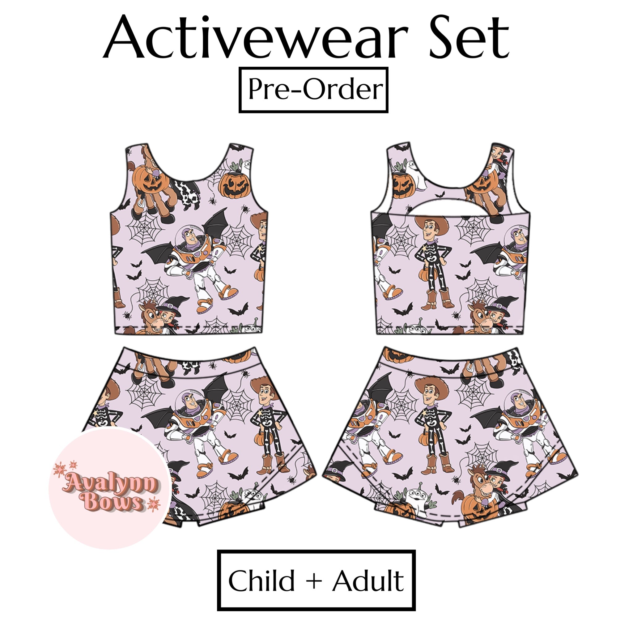 Halloween | Activewear Set Preorder Ships Late July