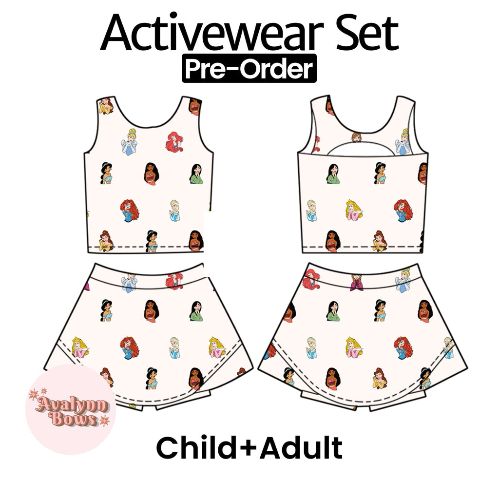 Princess | Activewear Set Preorder Ships Late July