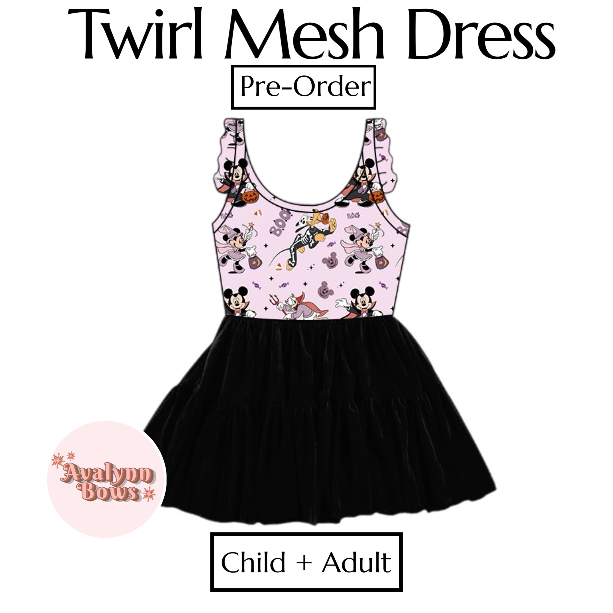 Halloween | Twirl Mesh Dress Ships Late July