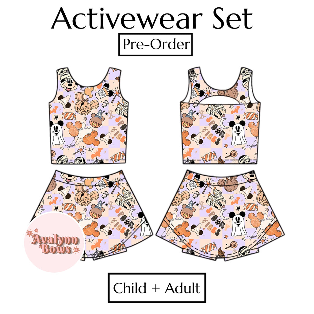 Halloween | Activewear Set Preorder Ships Late July