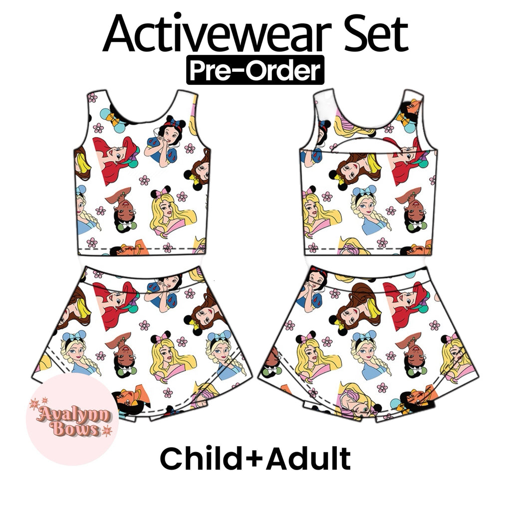 Princesses | Activewear Set Preorder Ships Late July