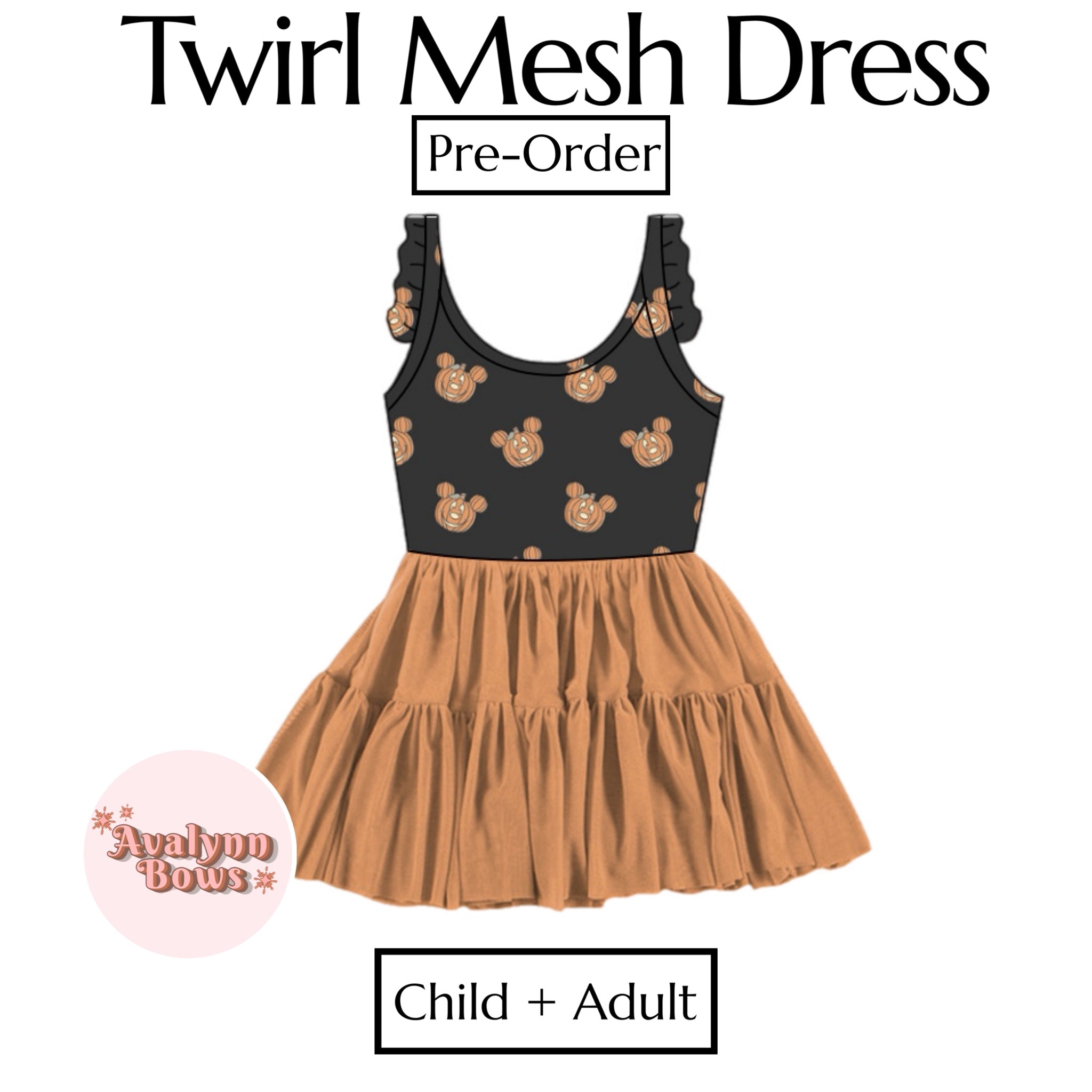 Halloween | Twirl Mesh Dress Ships Late July