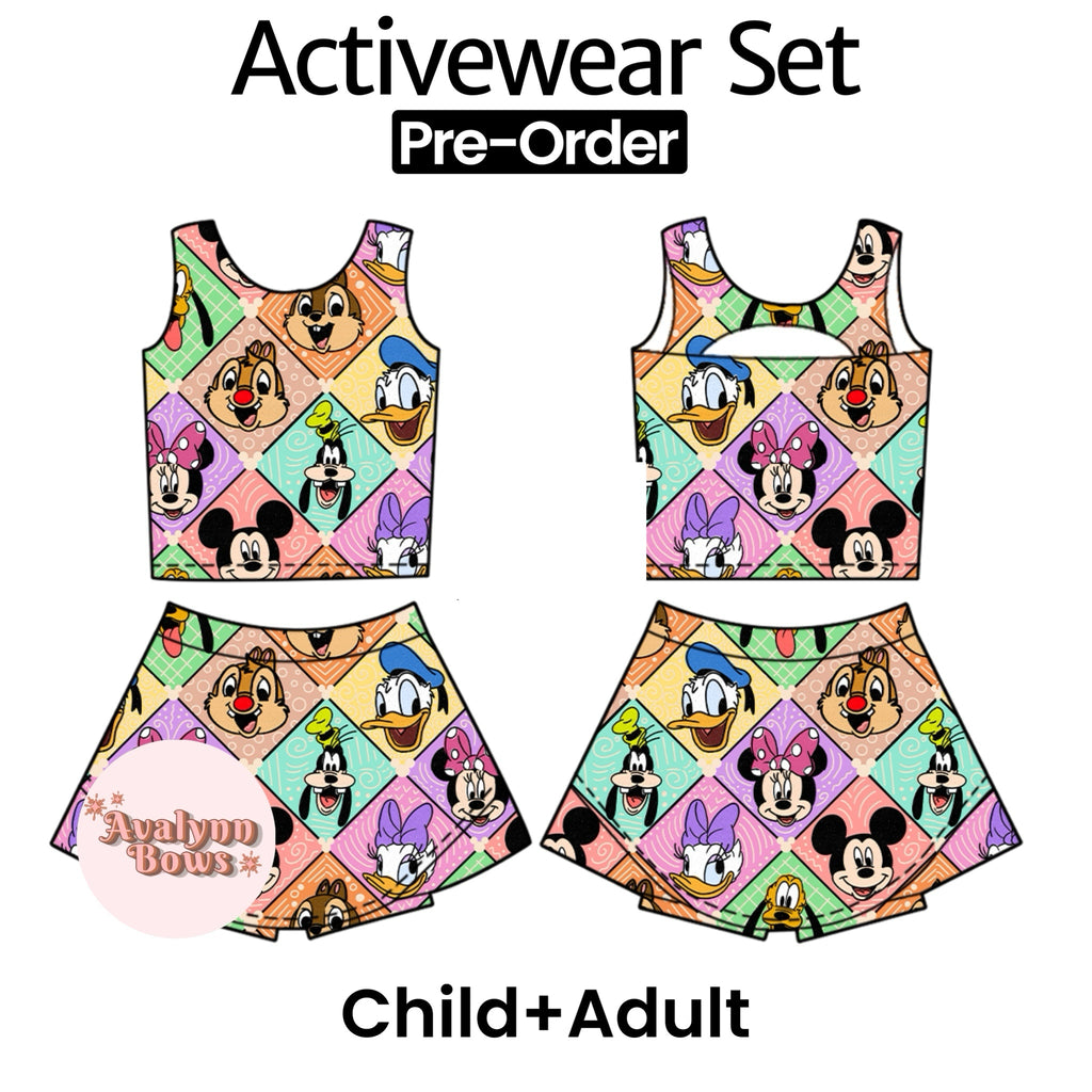 Retro Mouse | Activewear Set Preorder Ships Late July