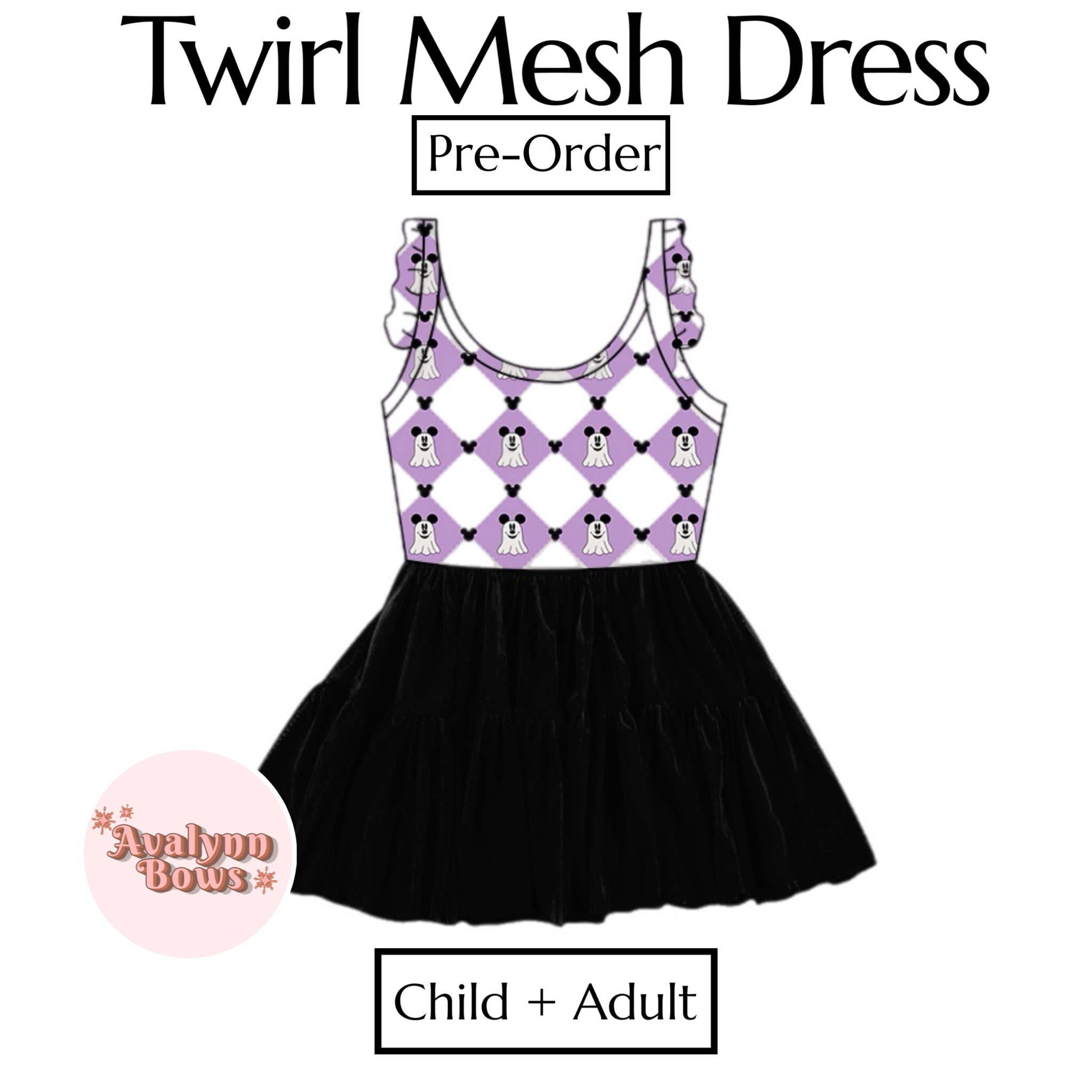 Halloween | Twirl Mesh Dress Ships Late July