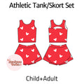 Red | Activewear Set Preorder Ships Late July