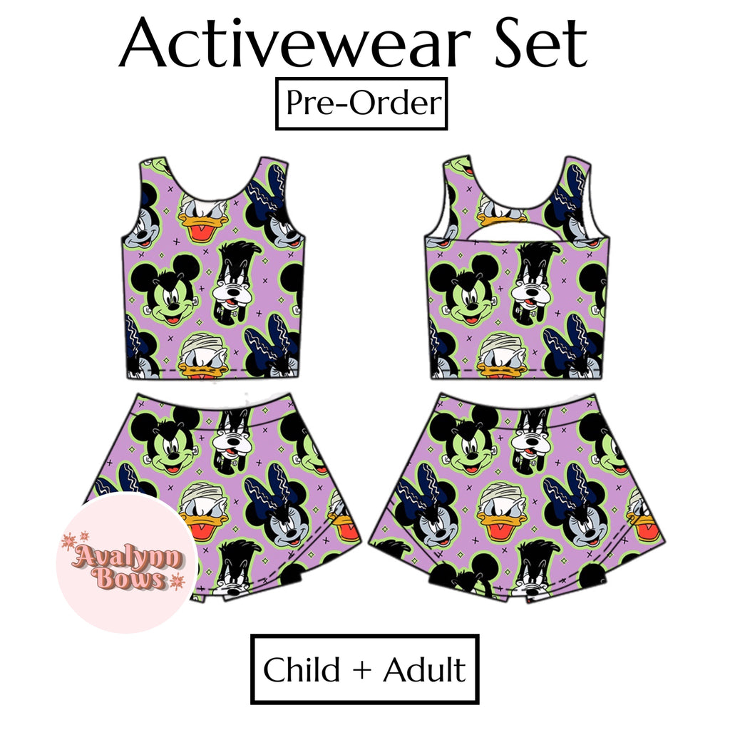 Halloween | Activewear Set Preorder Ships Late July