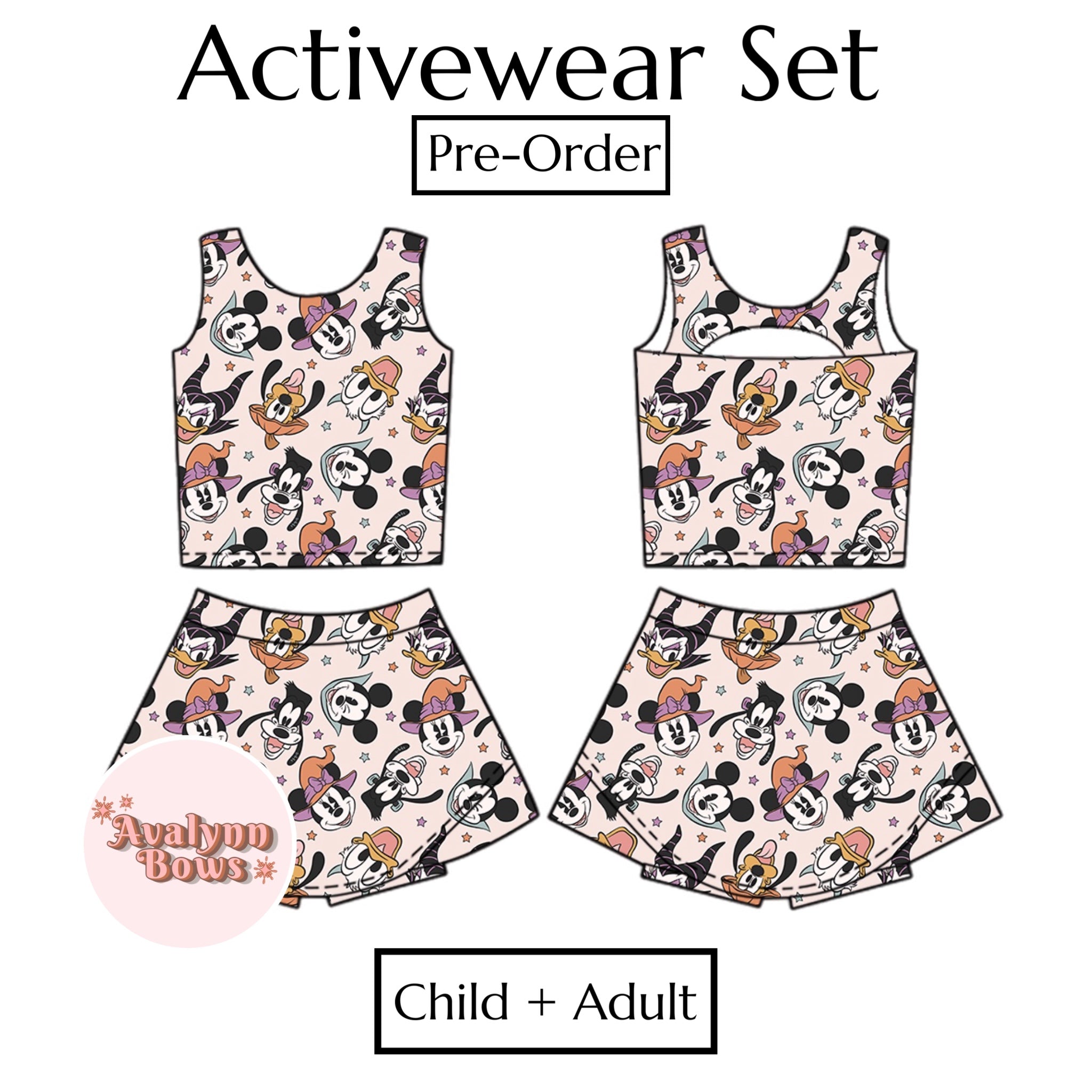 Halloween | Activewear Set Preorder Ships Late July