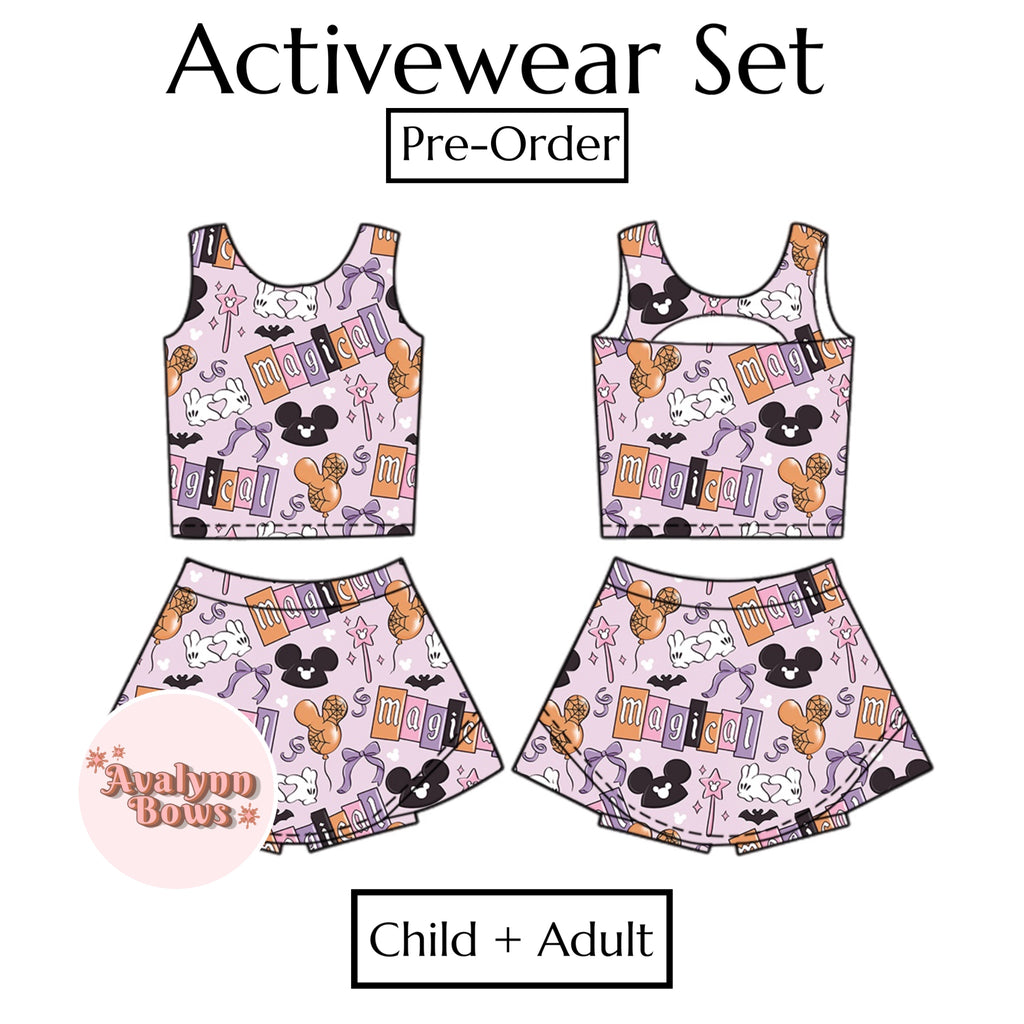 Halloween | Activewear Set Preorder Ships Late July