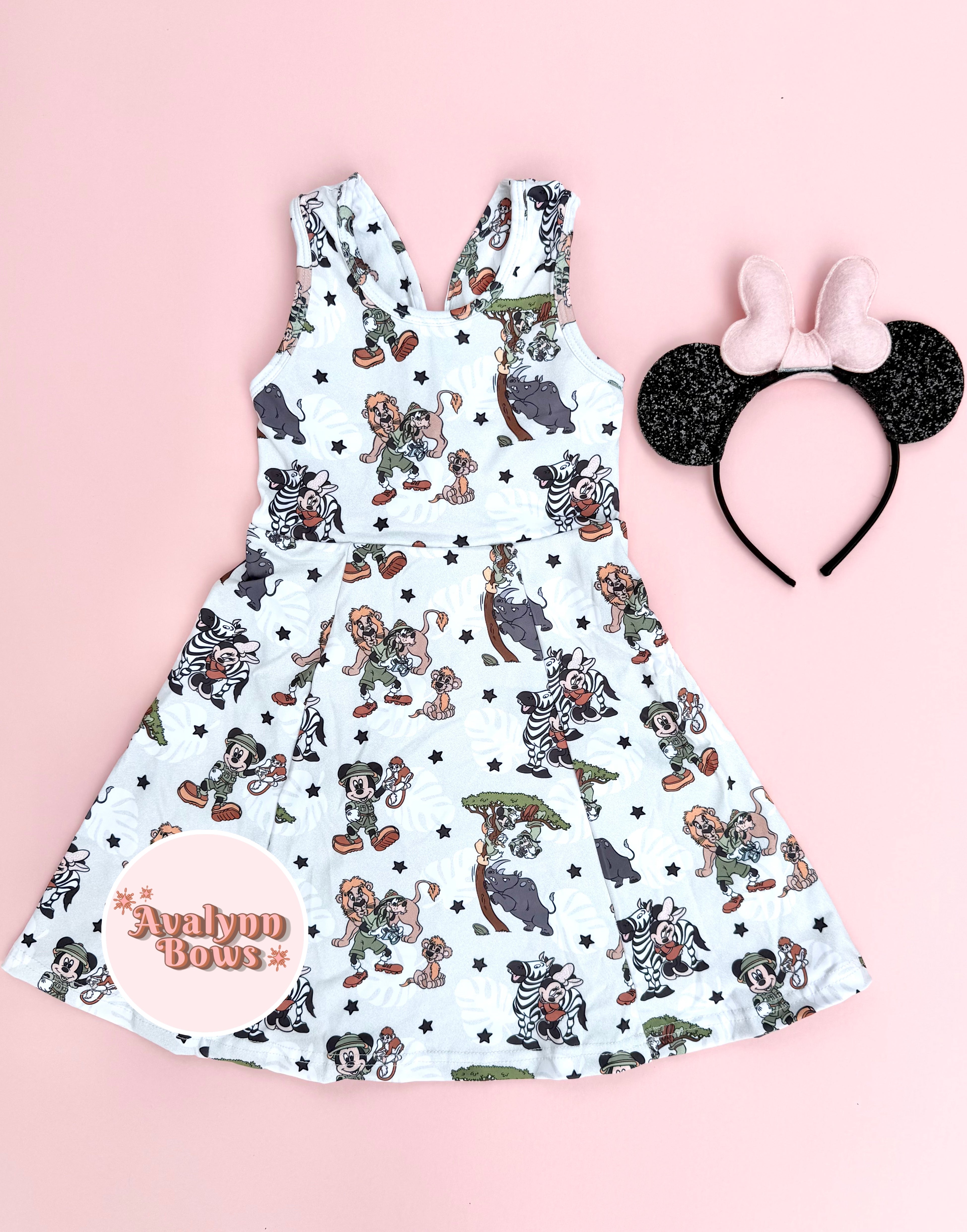 Safari Mouse| Activewear Dress