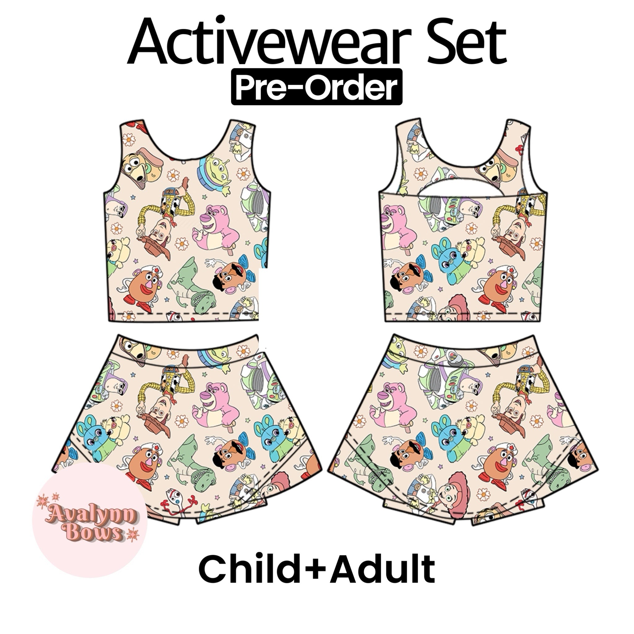 Toys | Activewear Set Preorder Ships Late July