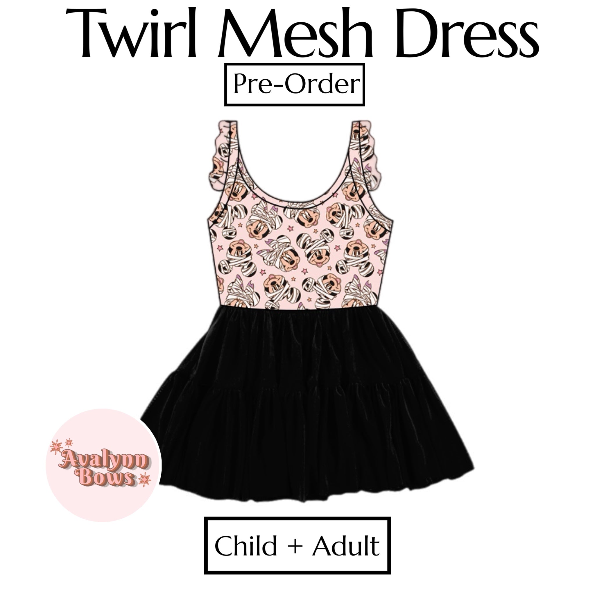 Halloween | Twirl Mesh Dress Ships Late July