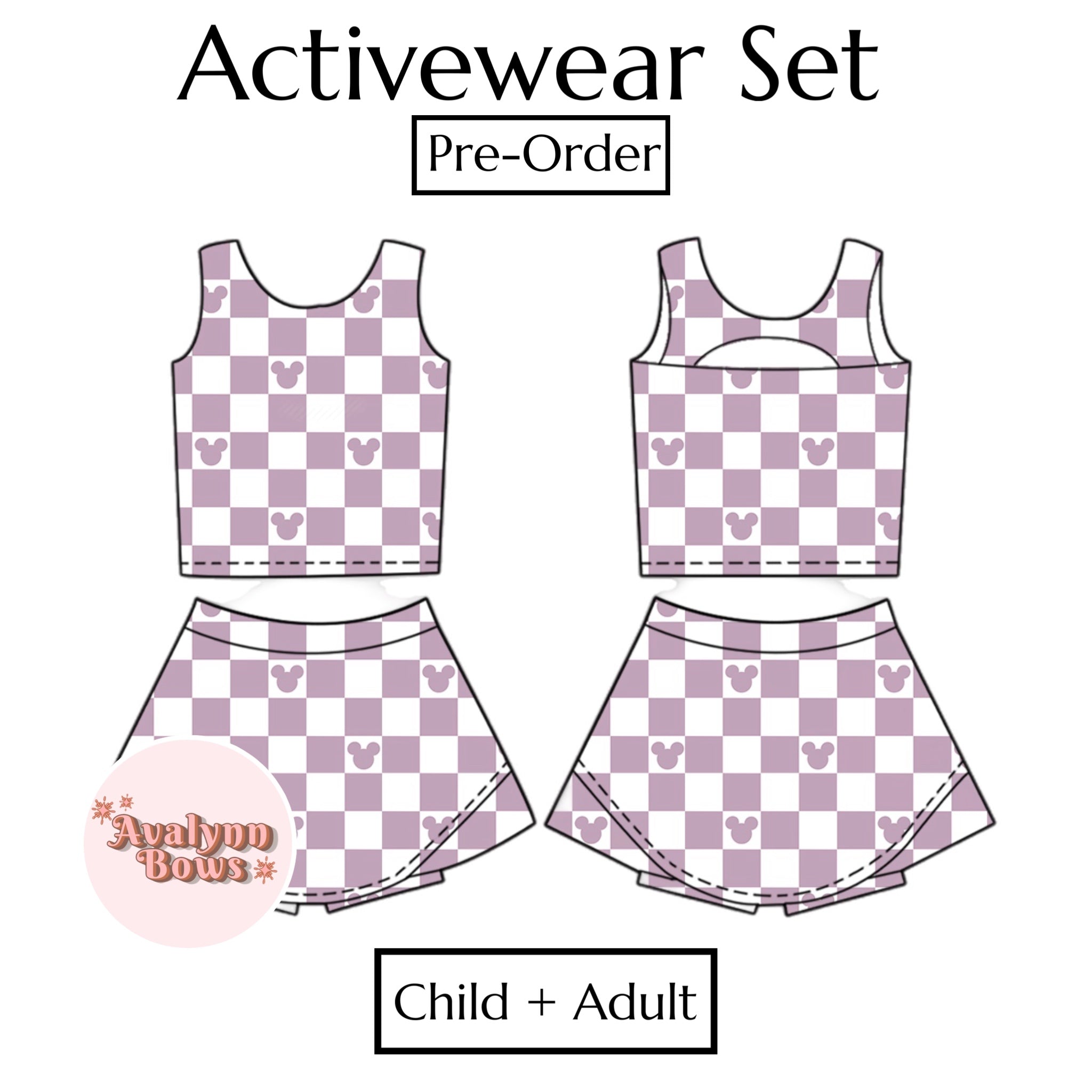 Halloween | Activewear Set Preorder Ships Late July