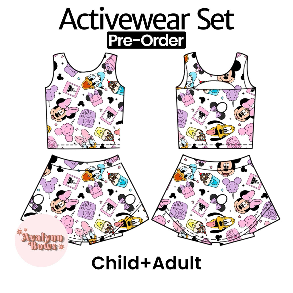 Park Mouse | Activewear Set Preorder Ships Late July